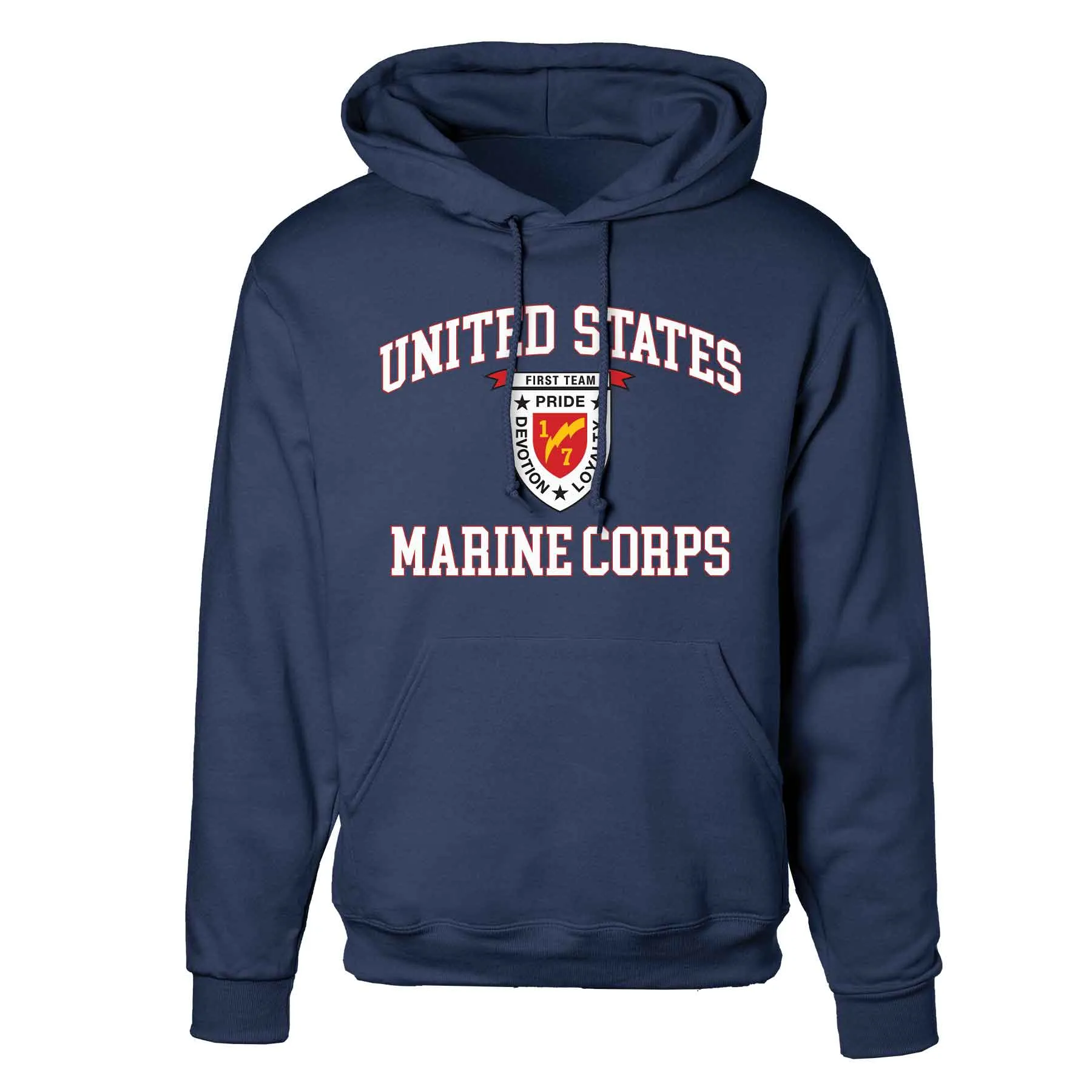 1st Battalion 7th Marines USMC Hoodie