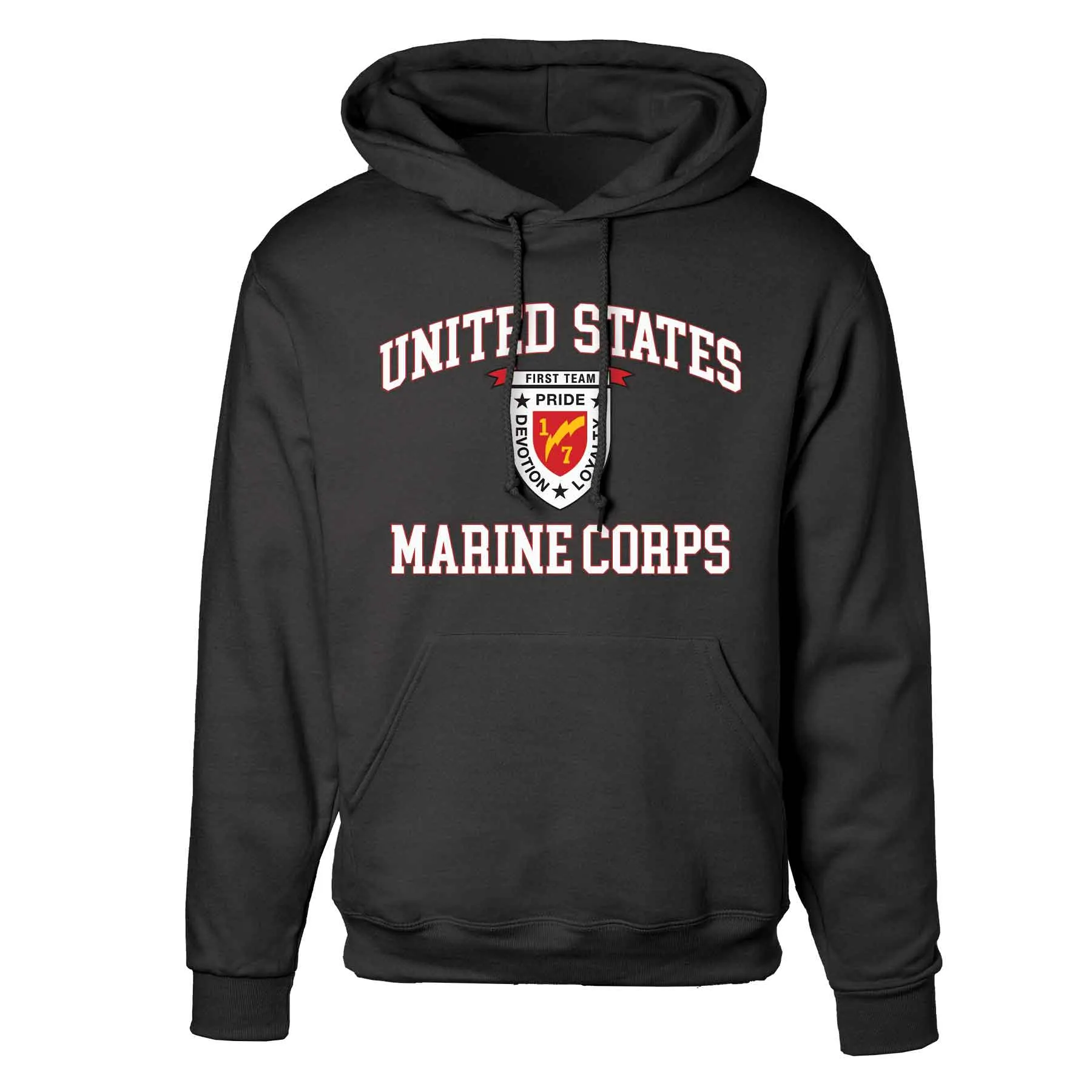 1st Battalion 7th Marines USMC Hoodie