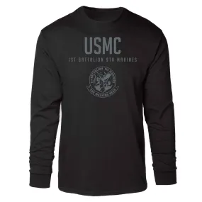 1st Battalion 9th Marines Tonal Long Sleeve T-shirt