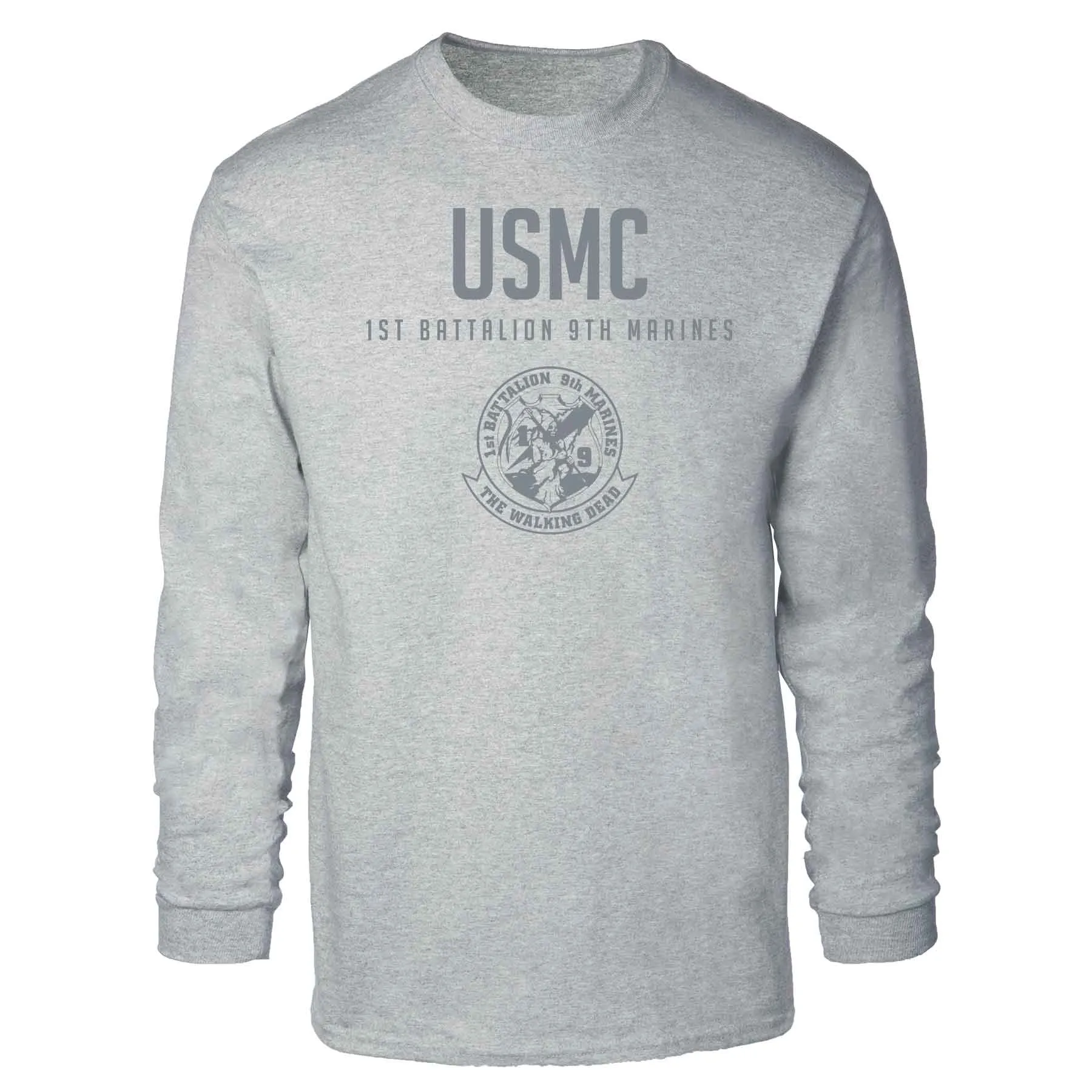 1st Battalion 9th Marines Tonal Long Sleeve T-shirt