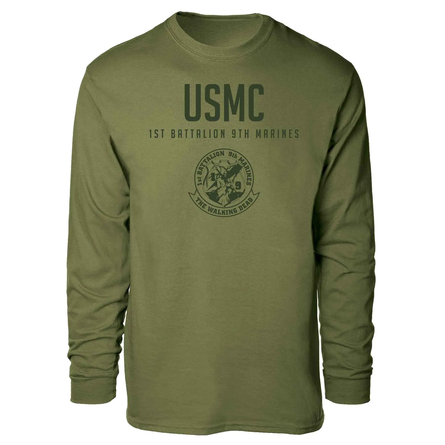 1st Battalion 9th Marines Tonal Long Sleeve T-shirt