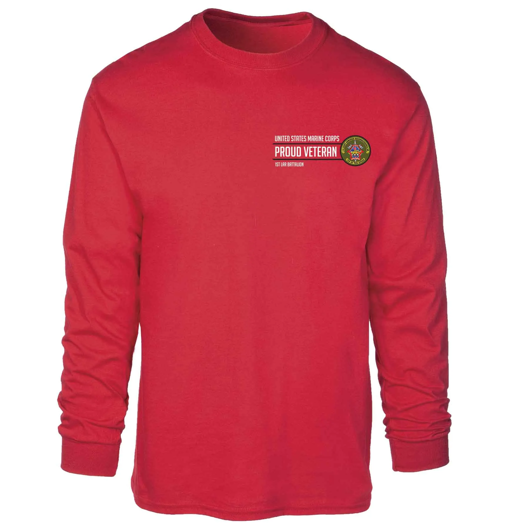 1st LAR Battalion Proud Veteran Long Sleeve T-shirt