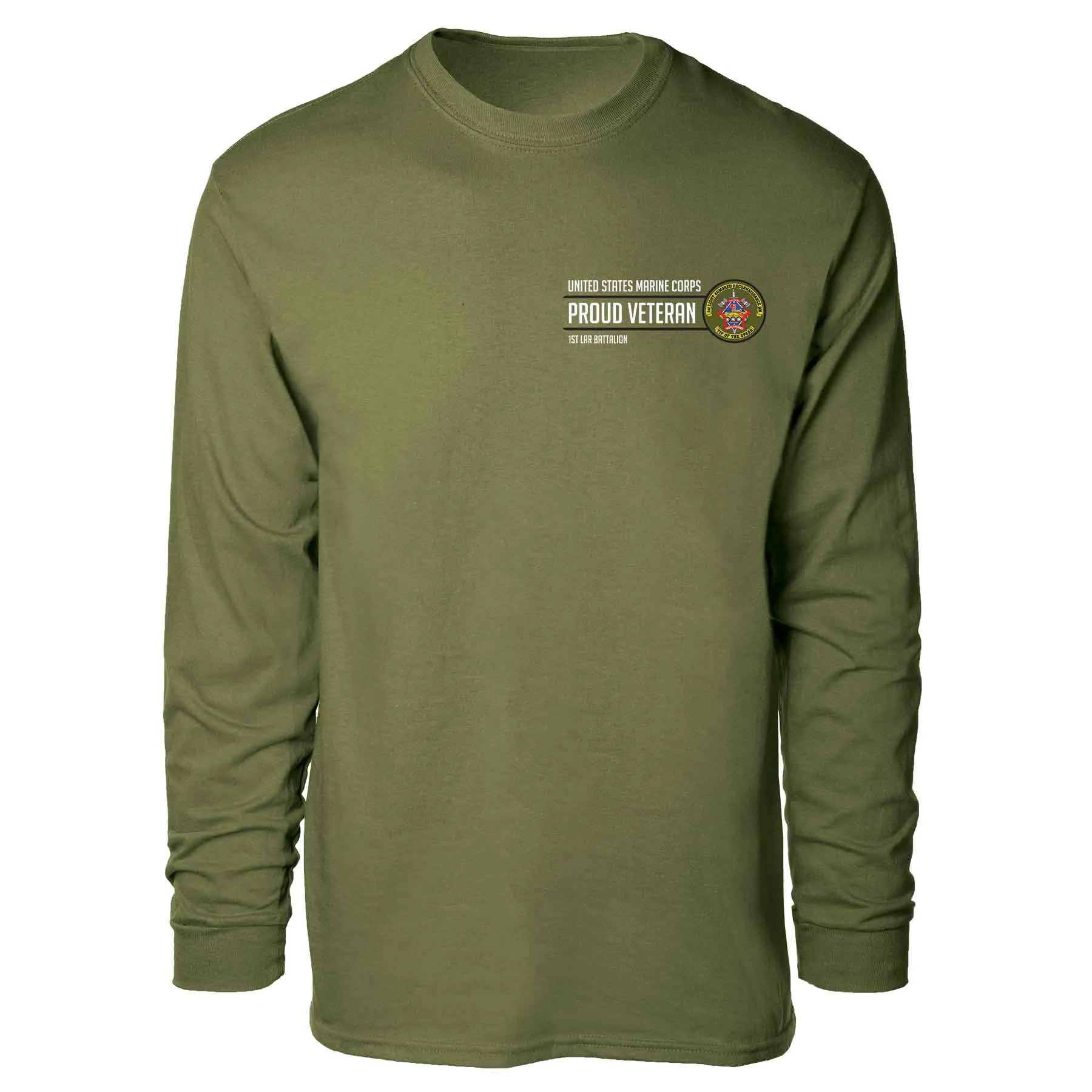 1st LAR Battalion Proud Veteran Long Sleeve T-shirt