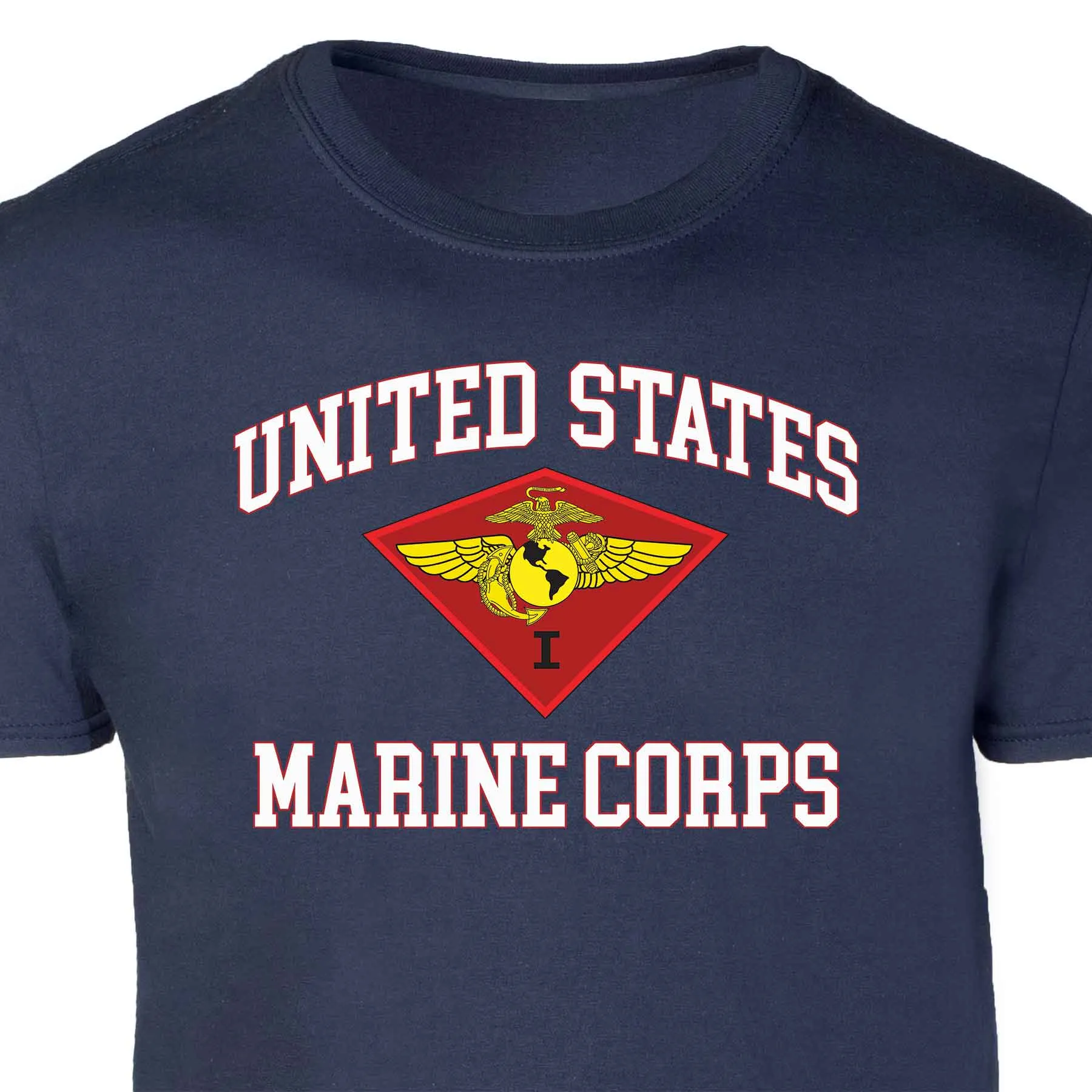 1st Marine Air Wing USMC  Patch Graphic T-shirt