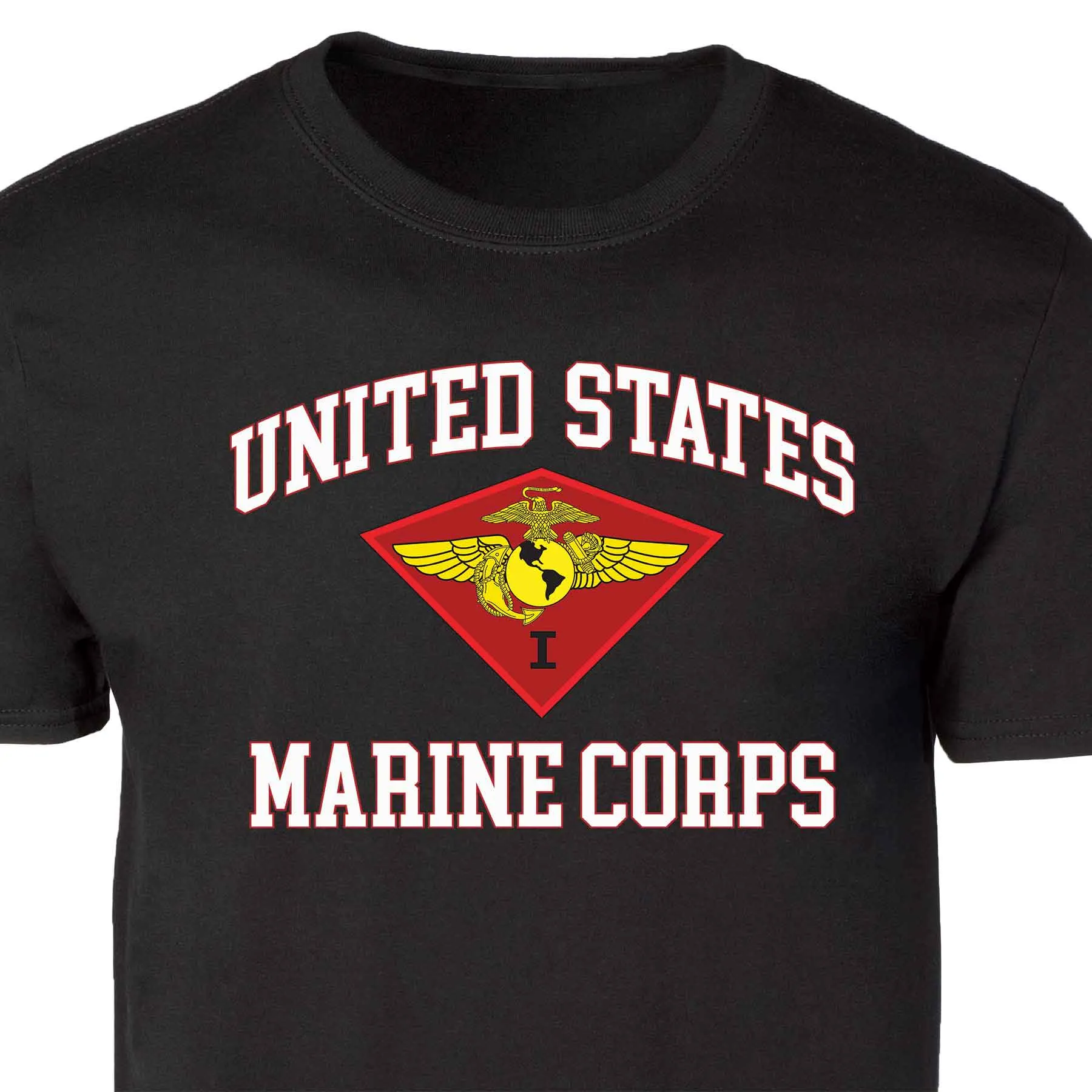 1st Marine Air Wing USMC  Patch Graphic T-shirt