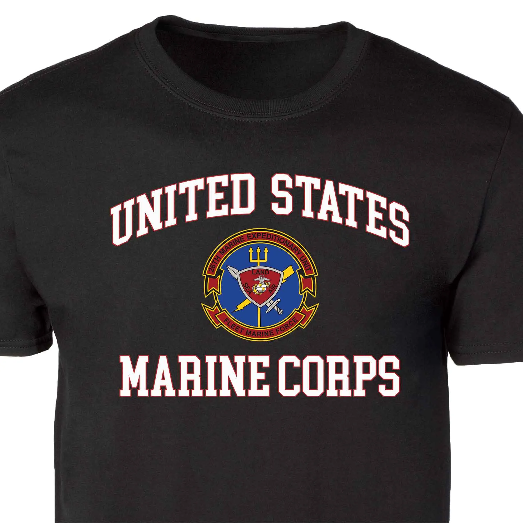 26th Marines Expeditionary USMC Patch Graphic T-shirt