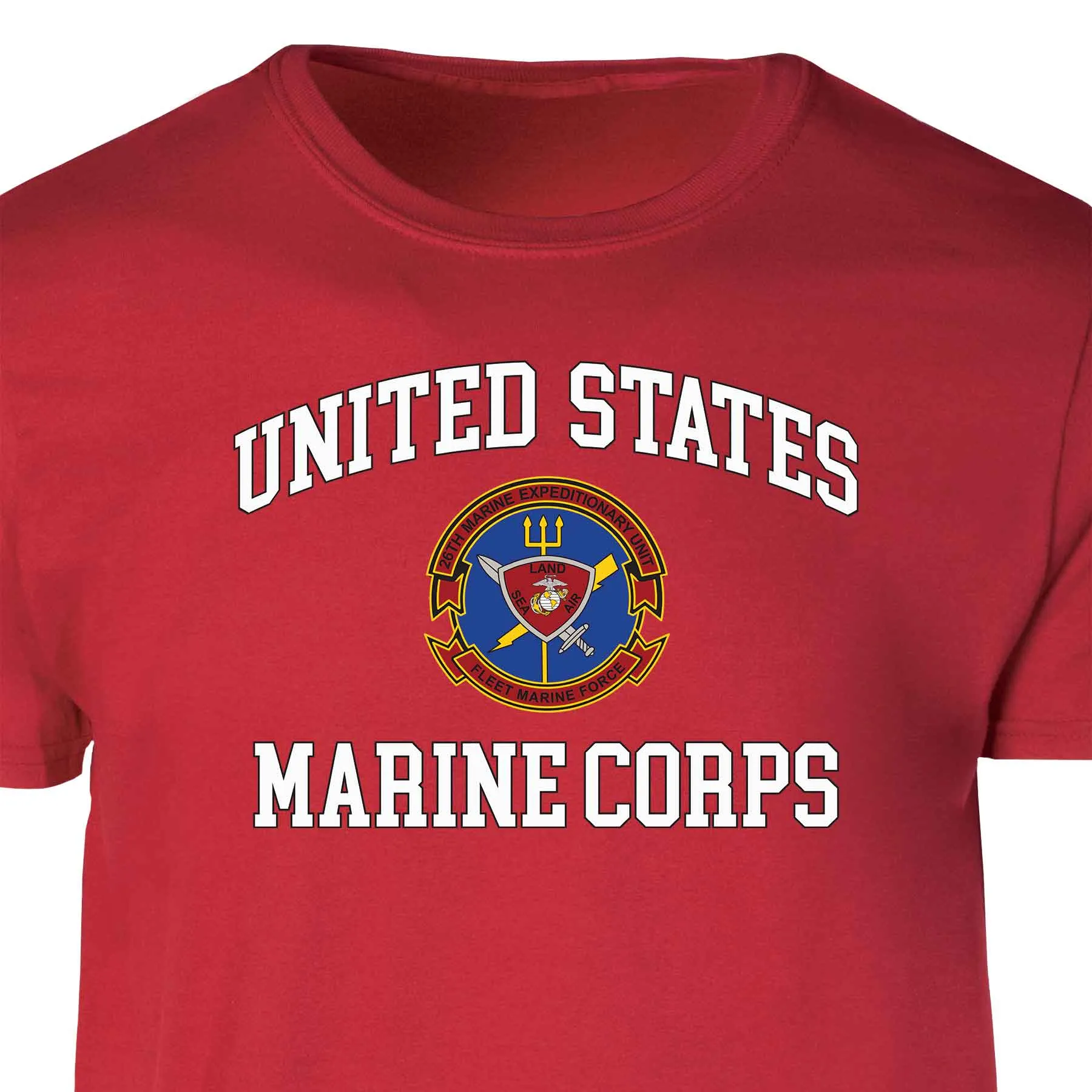 26th Marines Expeditionary USMC Patch Graphic T-shirt