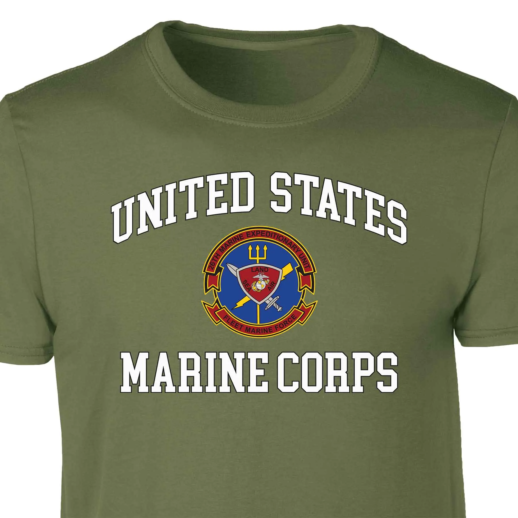 26th Marines Expeditionary USMC Patch Graphic T-shirt