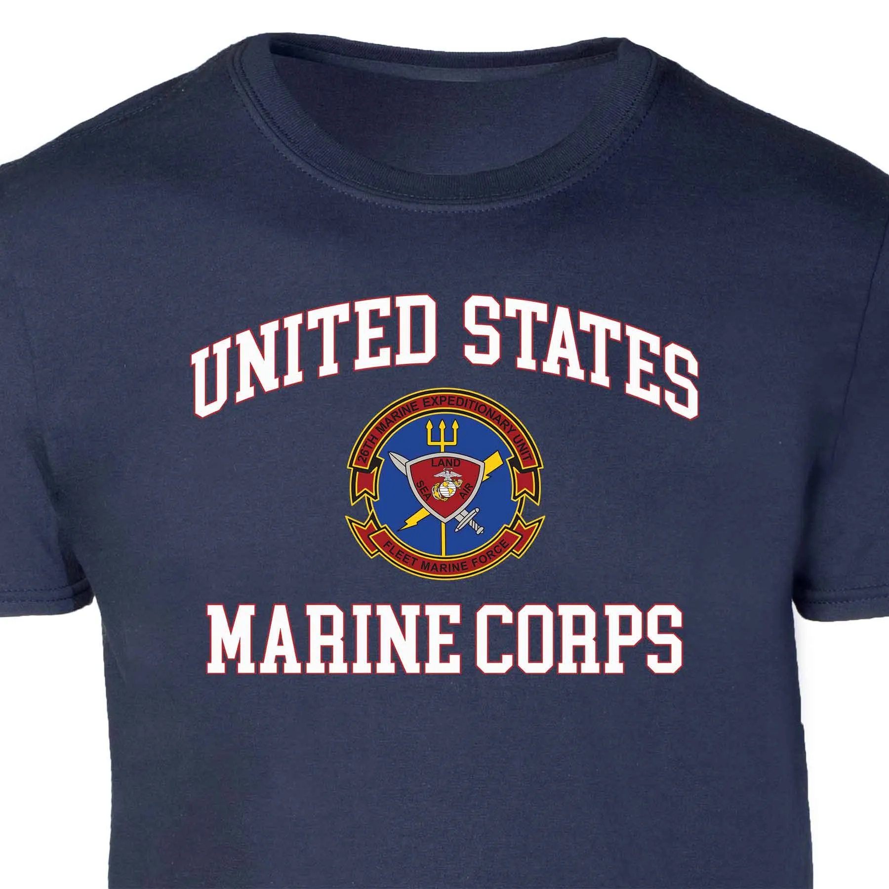 26th Marines Expeditionary USMC Patch Graphic T-shirt