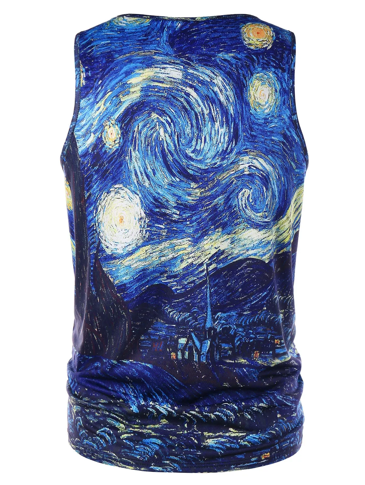 3D Starry Sky Print Tank Top