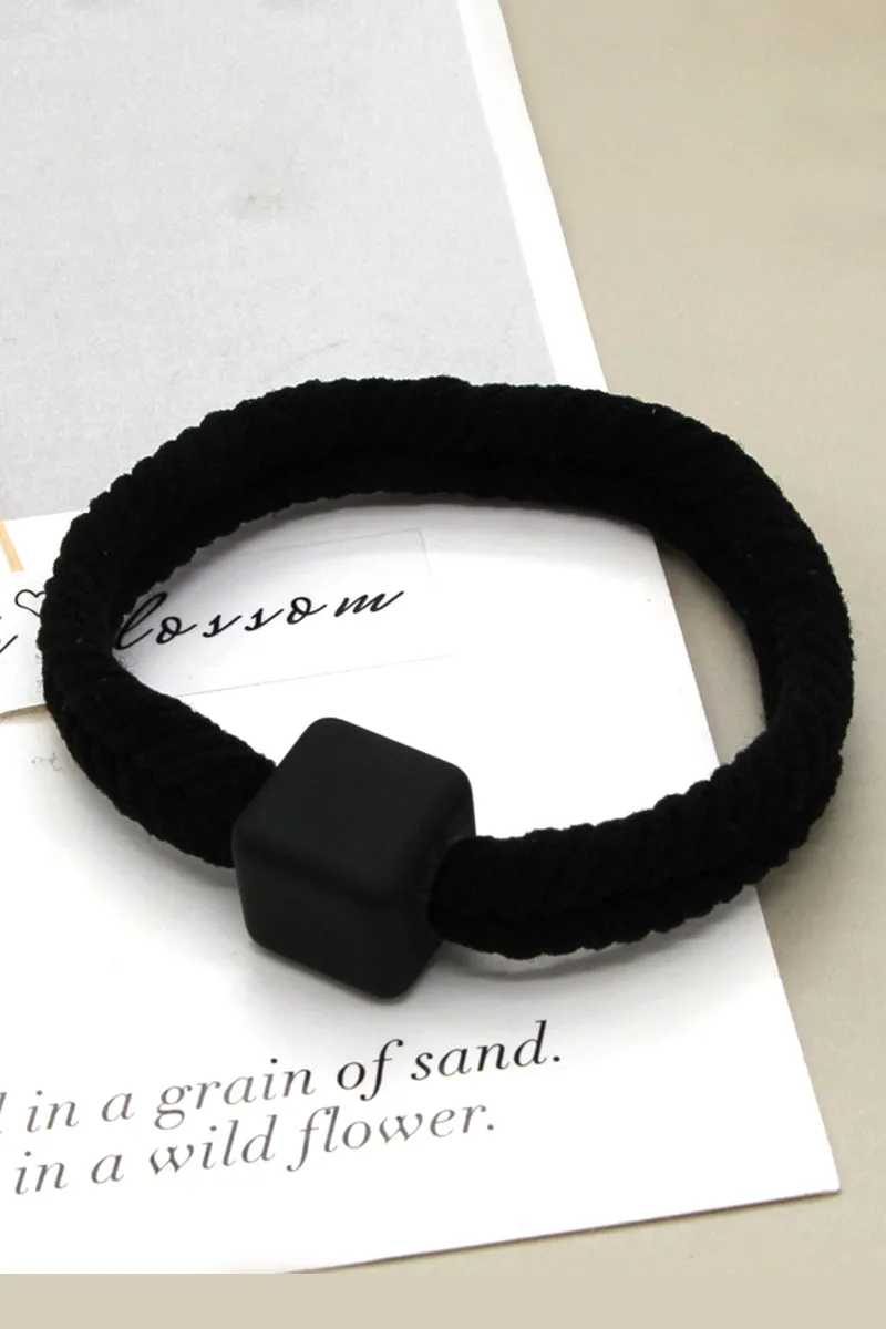 5PCS WOMEN TWO TONE BRAIDED CASUAL HAIR TIE