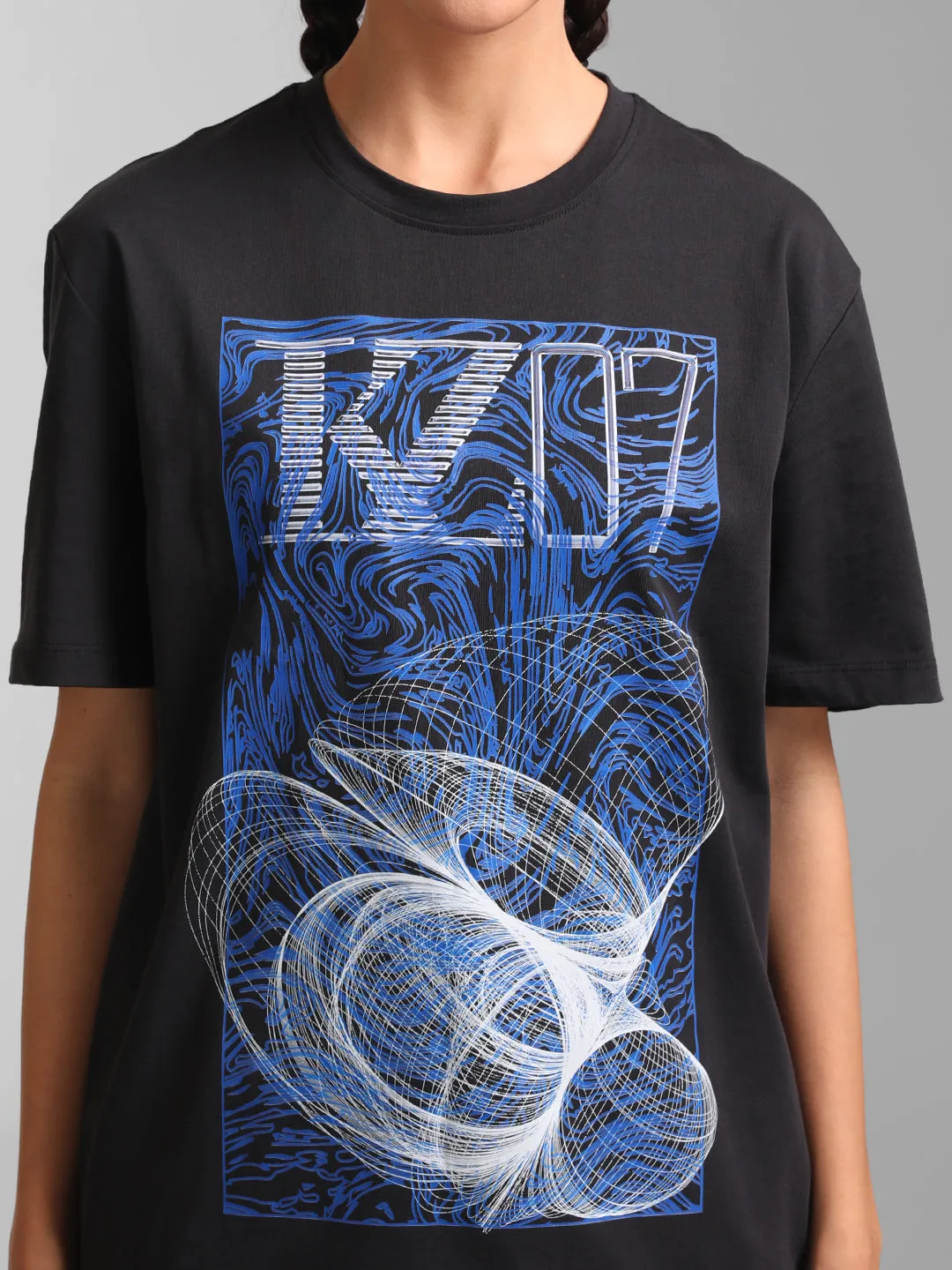 Abstract Printed Graphic T-Shirt