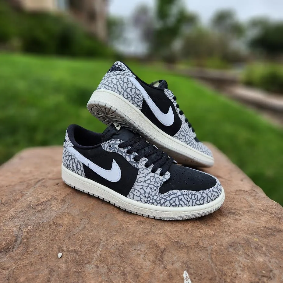 Air Jordan 1 Low OG "Elephant Print"