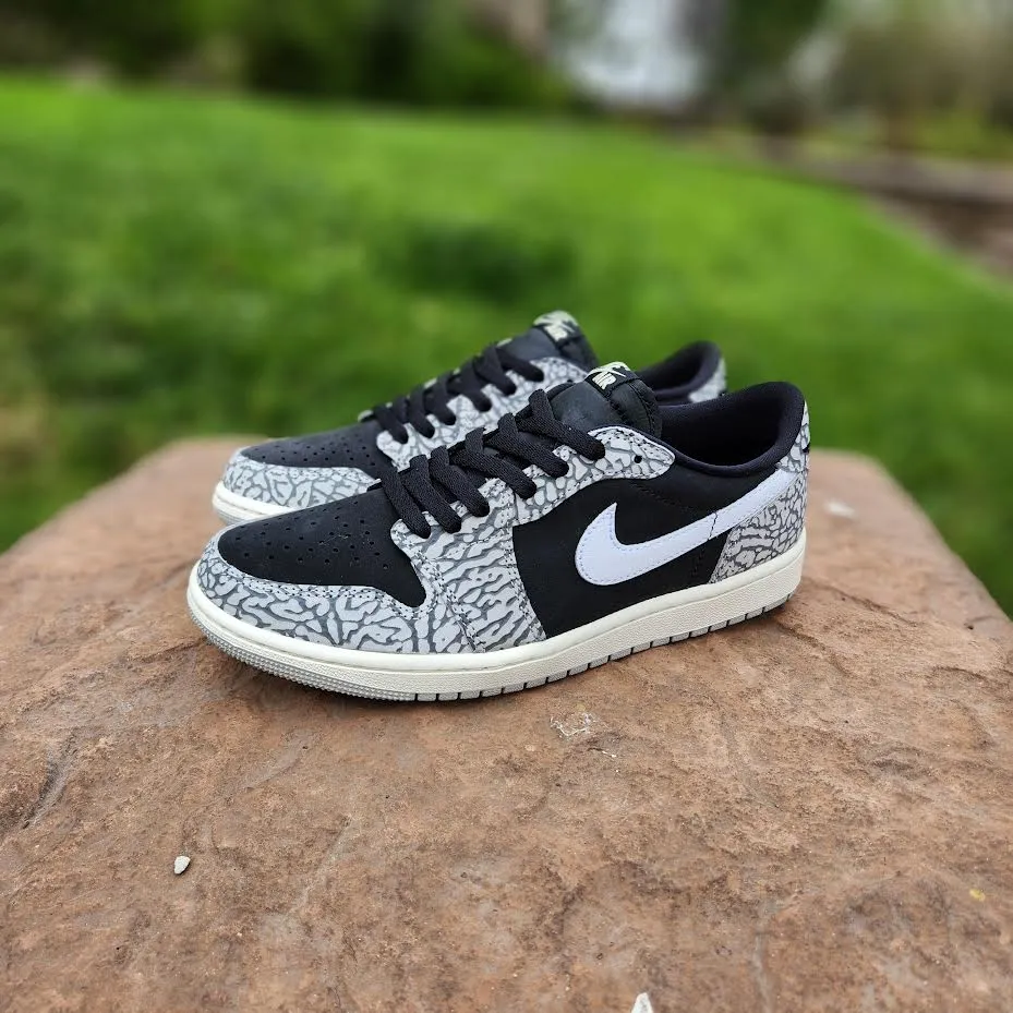 Air Jordan 1 Low OG "Elephant Print"