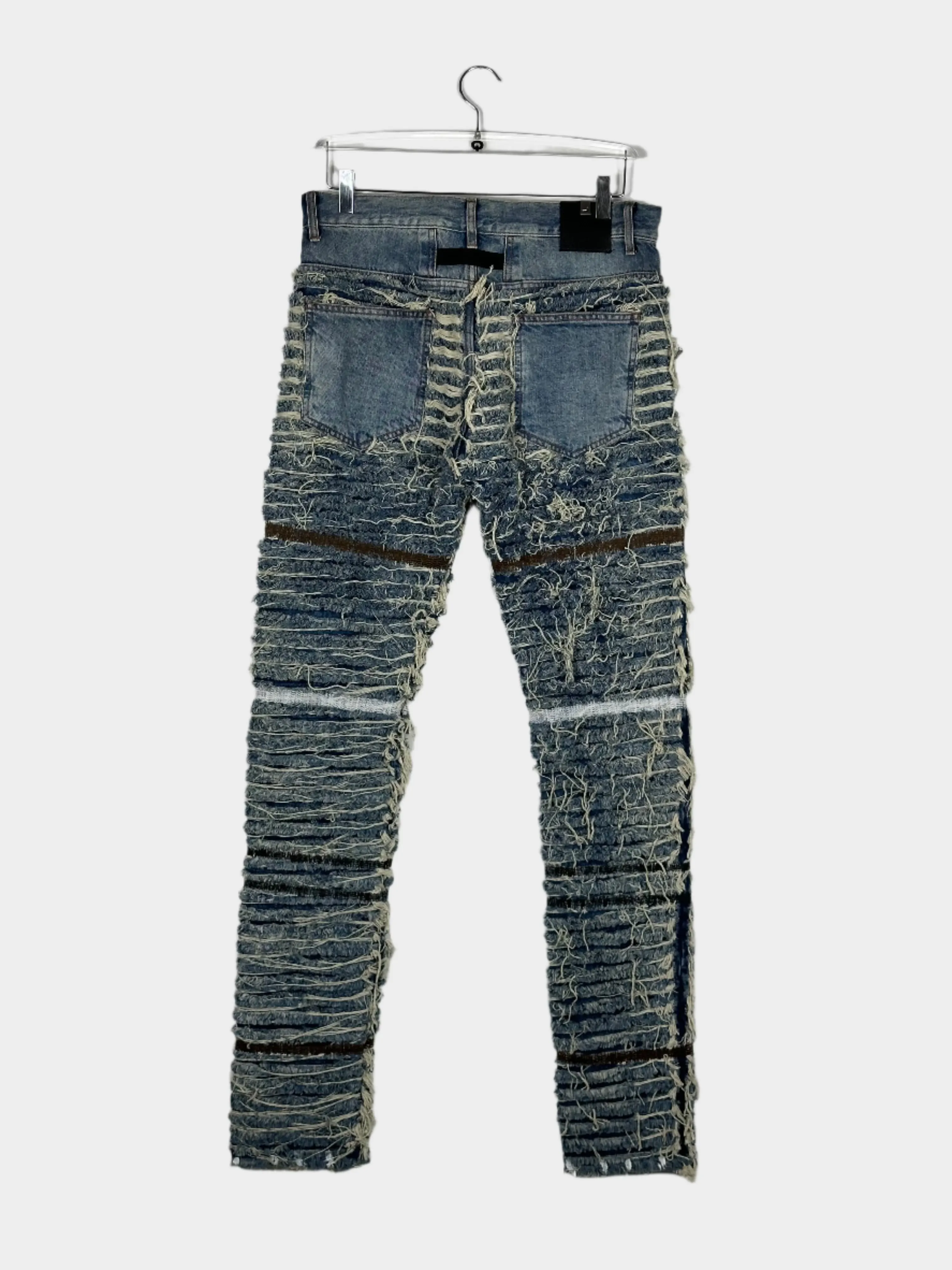 All-over Frayed Jeans