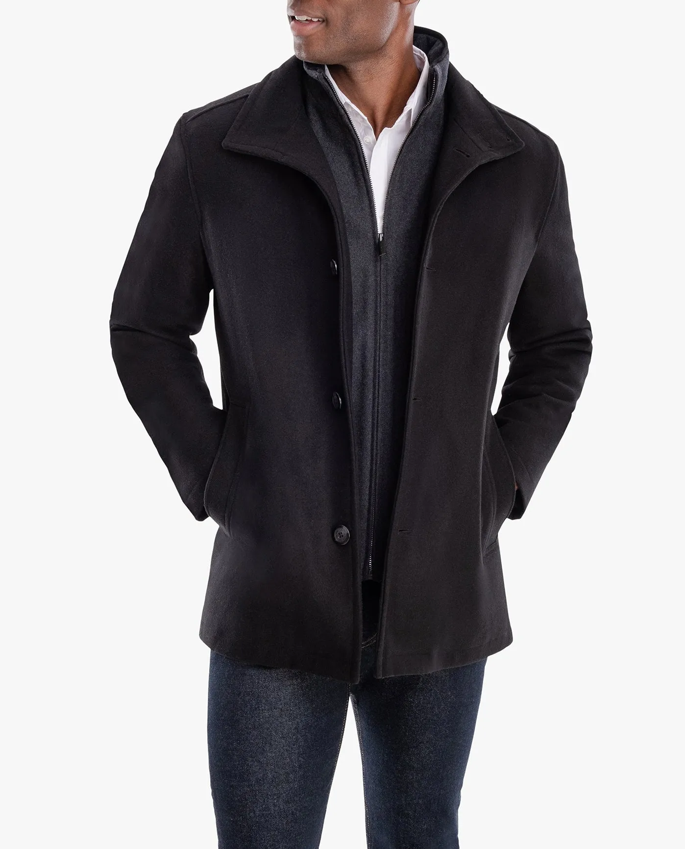 AMHERST BUTTON FRONT WOOL JACKET