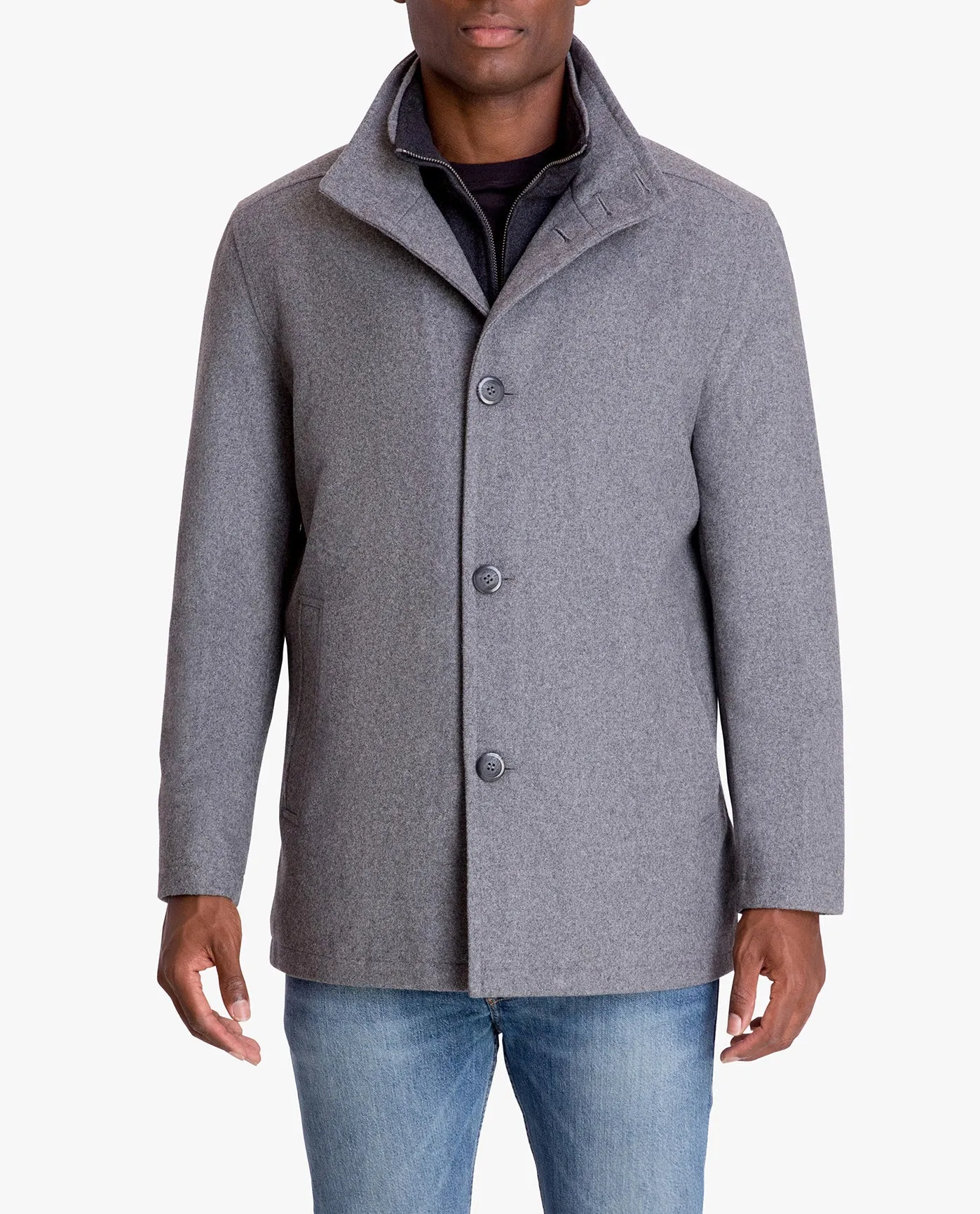 AMHERST BUTTON FRONT WOOL JACKET