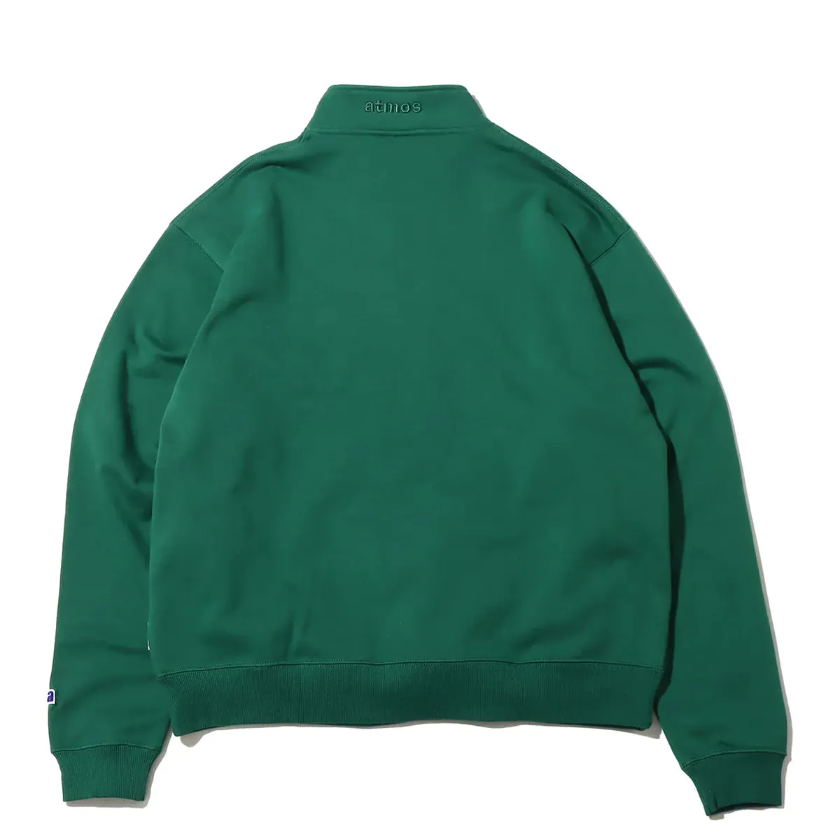 ATMOS AM LOGO HALF ZIP SWEAT