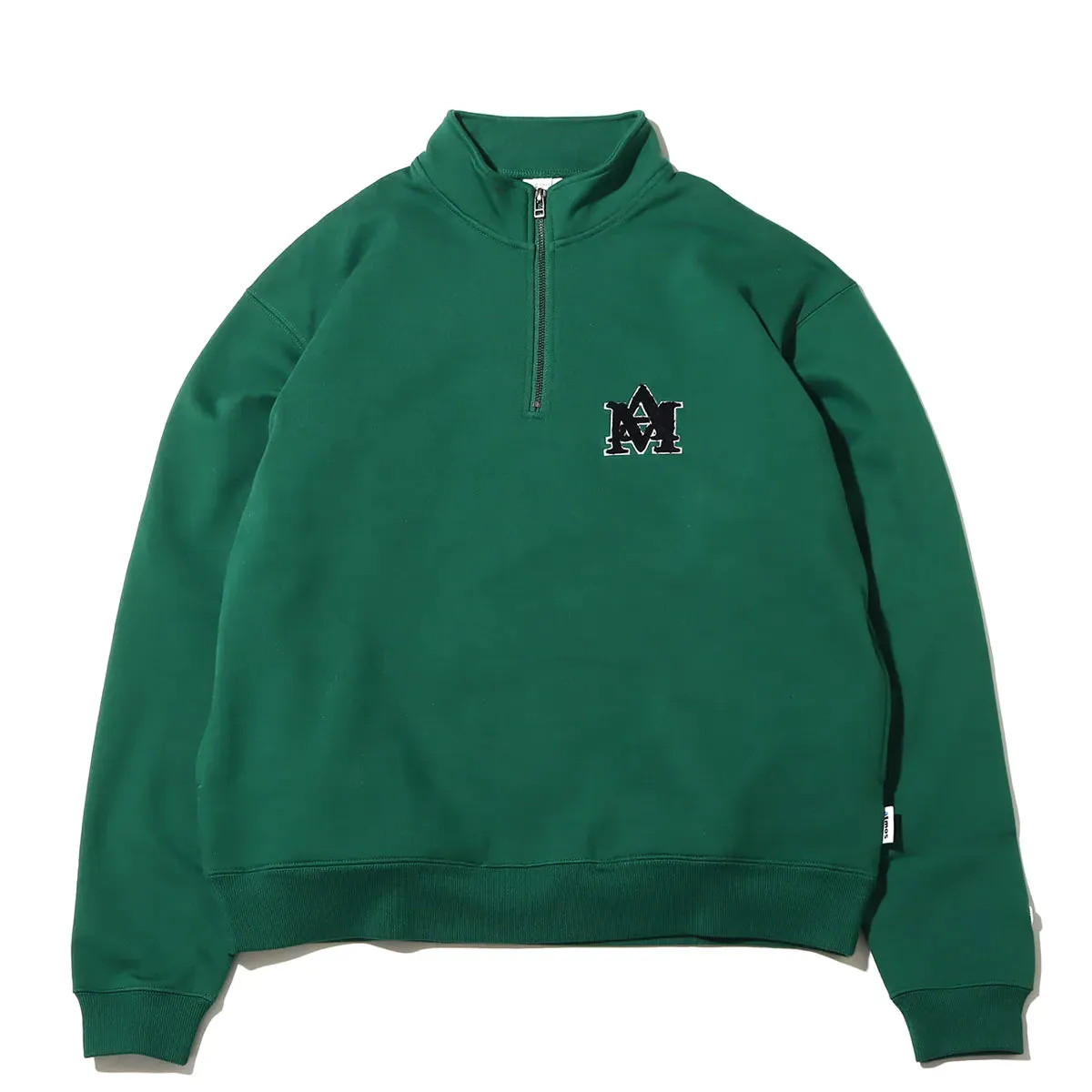 ATMOS AM LOGO HALF ZIP SWEAT