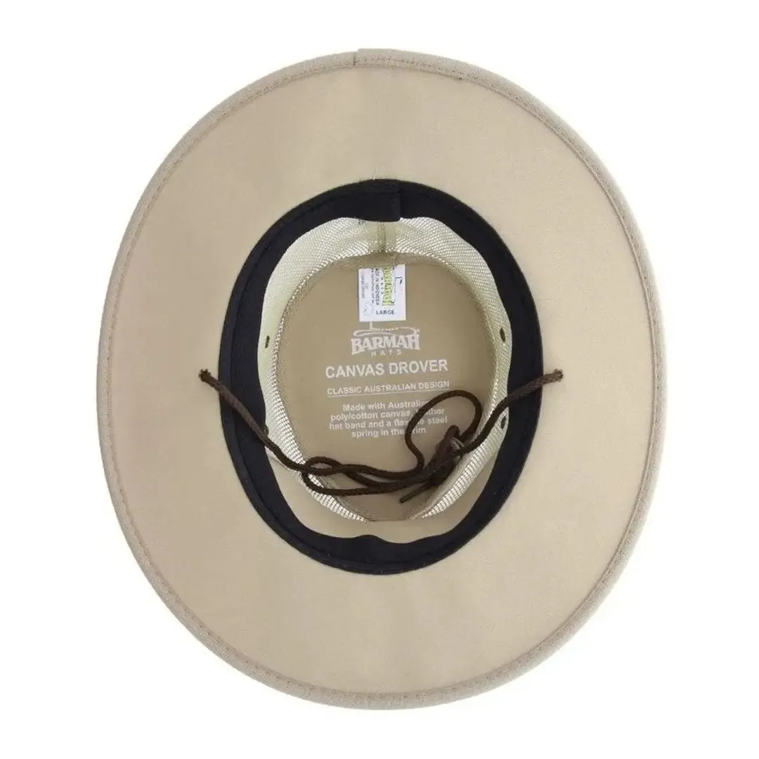 Barmah Drovers Foldaway Cooler Canvas Hat