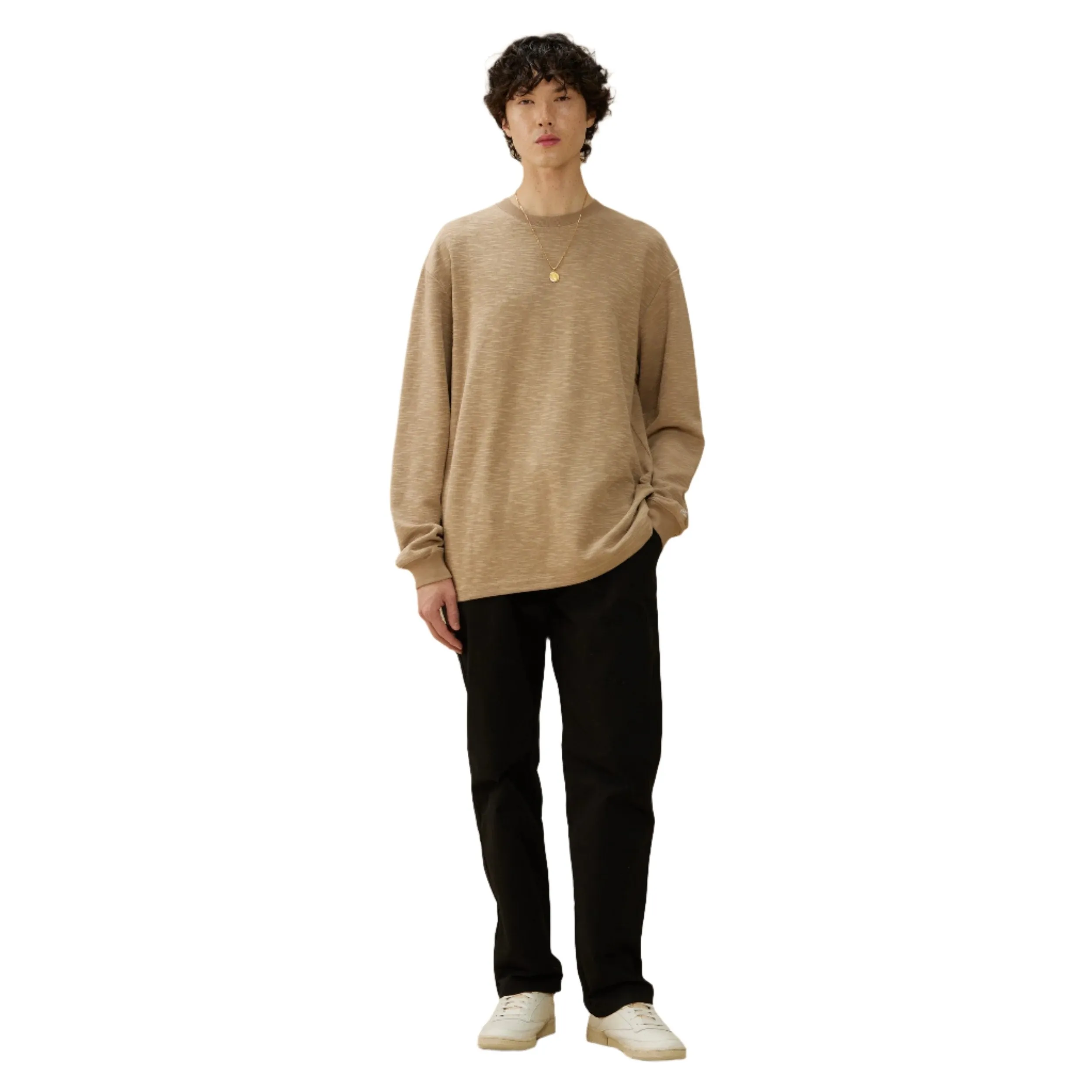 Beige Slub Long Sleeve 2.0