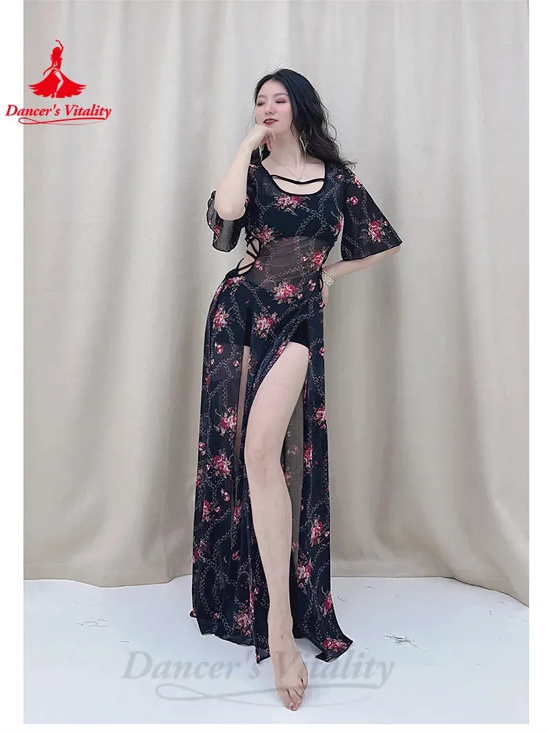 Belly Dancer Costume Dress for Women Bingbing Mesh Shaabi Baladi Saidy Practice Clothes Adult Oriental Belly Dancing Costumes