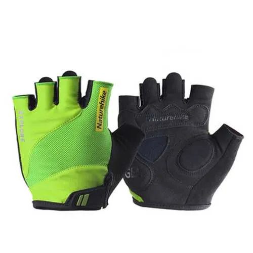 BIKIGHT Outdoor Gloves Summer Riding Fitness Half Reflective Glove Anti Skid Wear Breathable Gloves