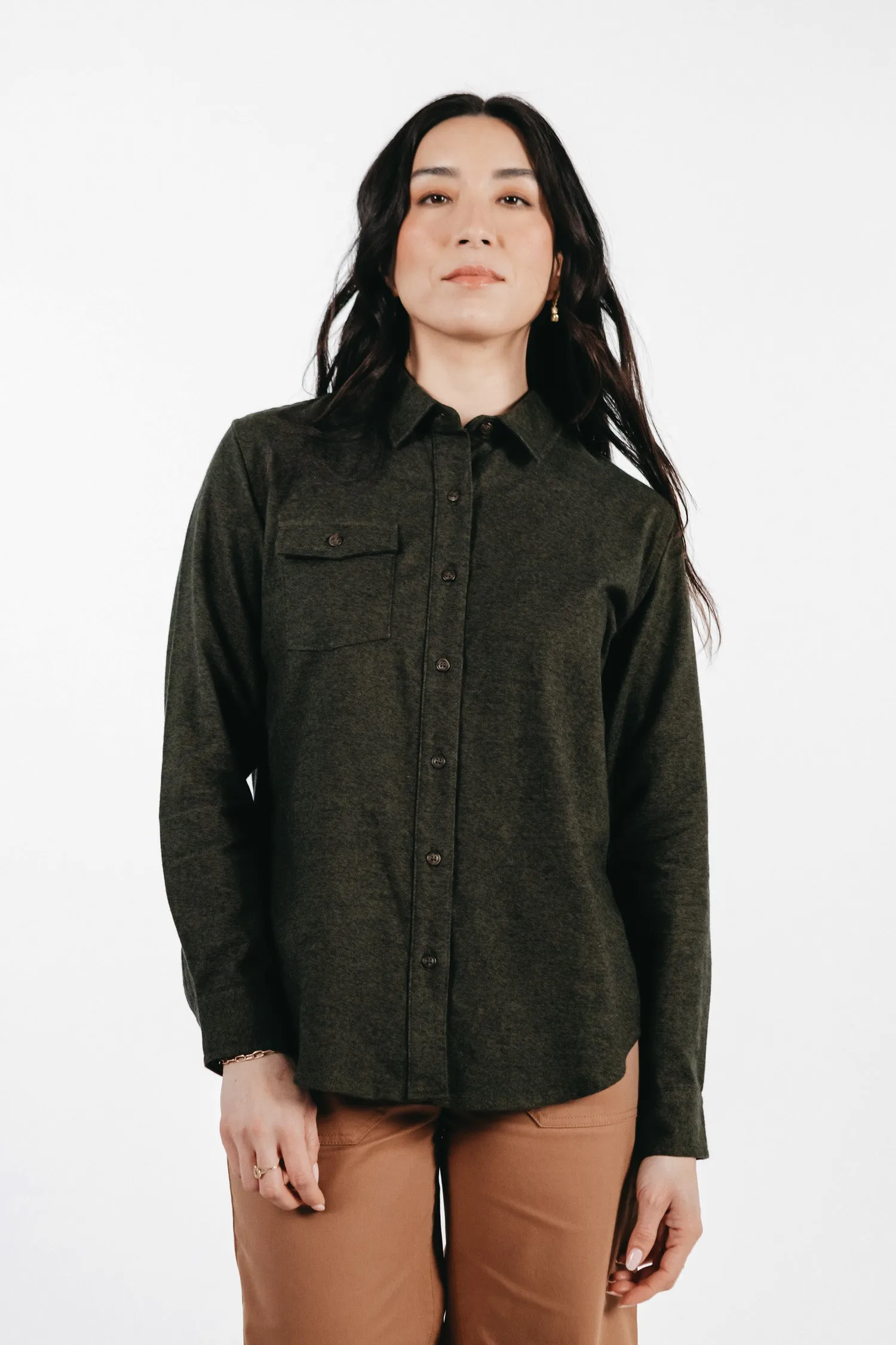 Bird Shirt / Loden