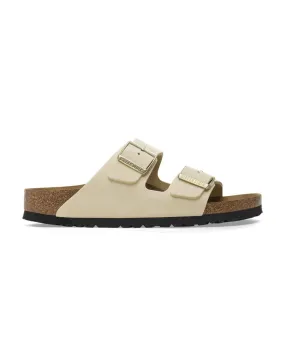 Birkenstock Arizona Nubuck Leather Ecru Sandals