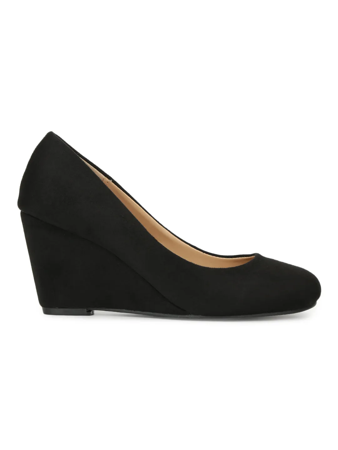 Black Micro Pump Wedges