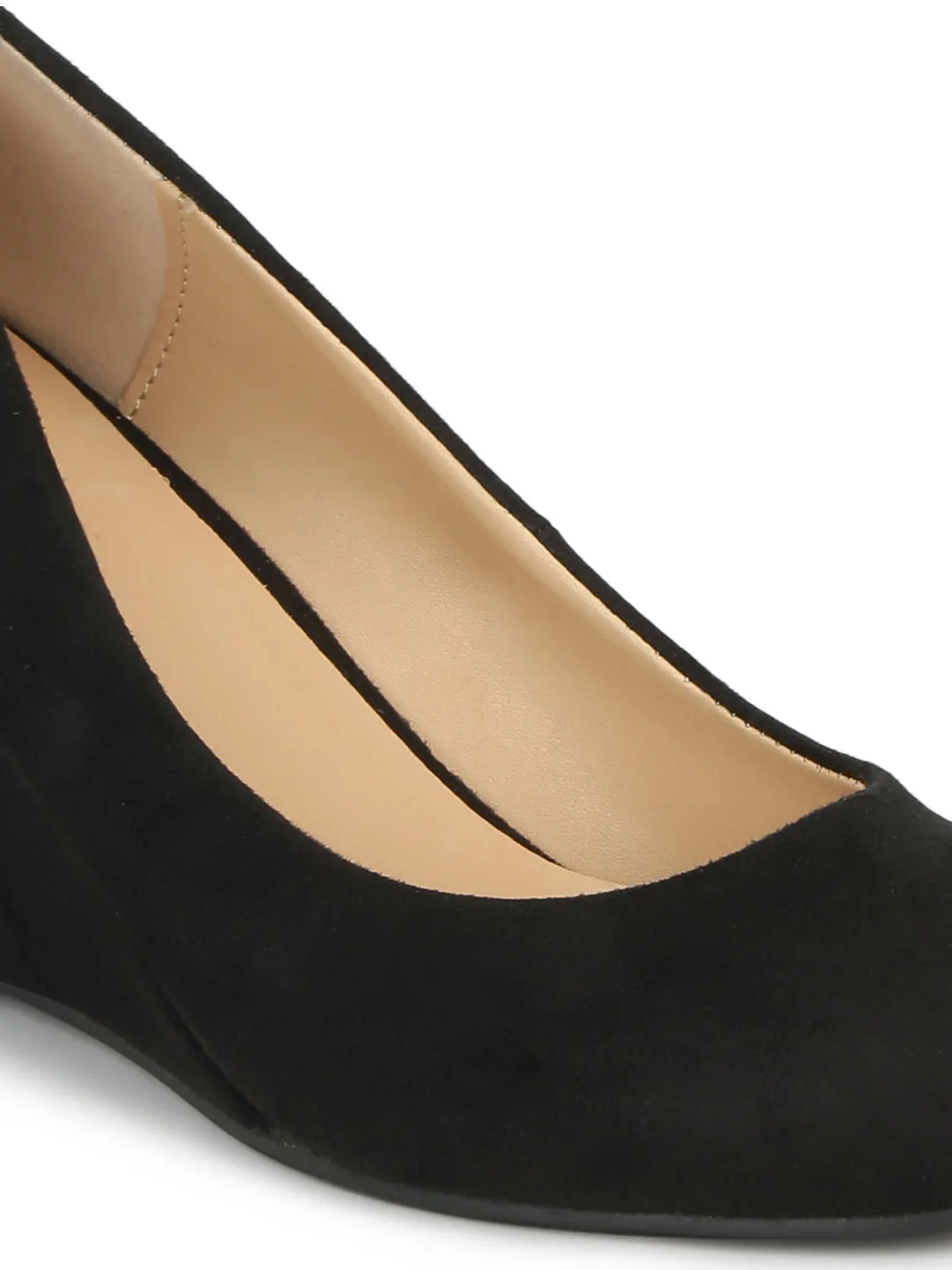 Black Micro Pump Wedges