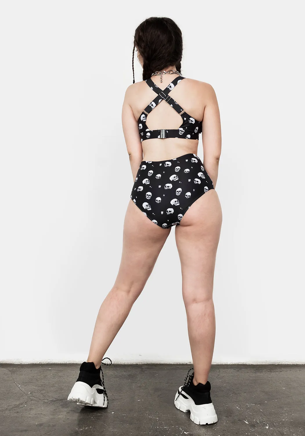 BONES HIGH WAIST SWIM BOTTOMS