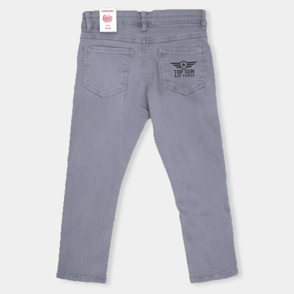 Boys Pant Cotton Confidential - Formal Gray