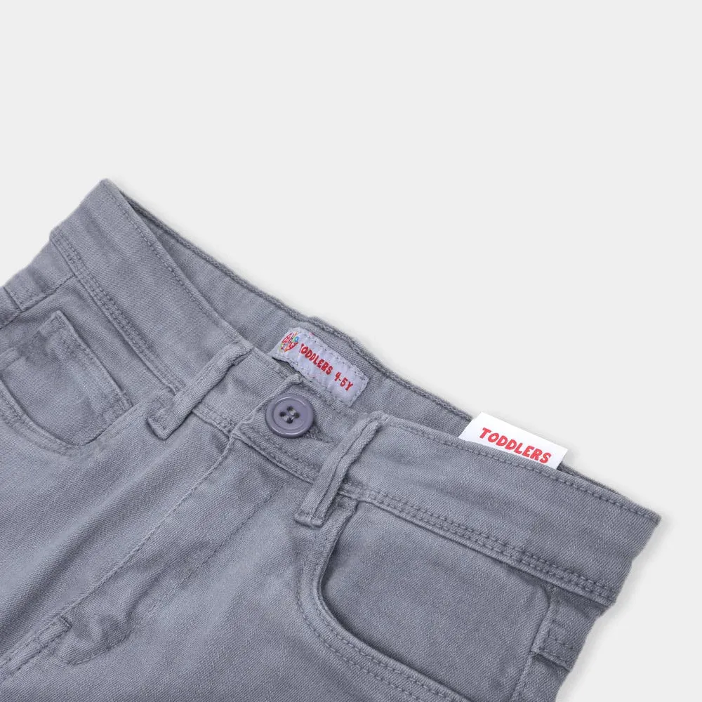 Boys Pant Cotton Confidential - Formal Gray