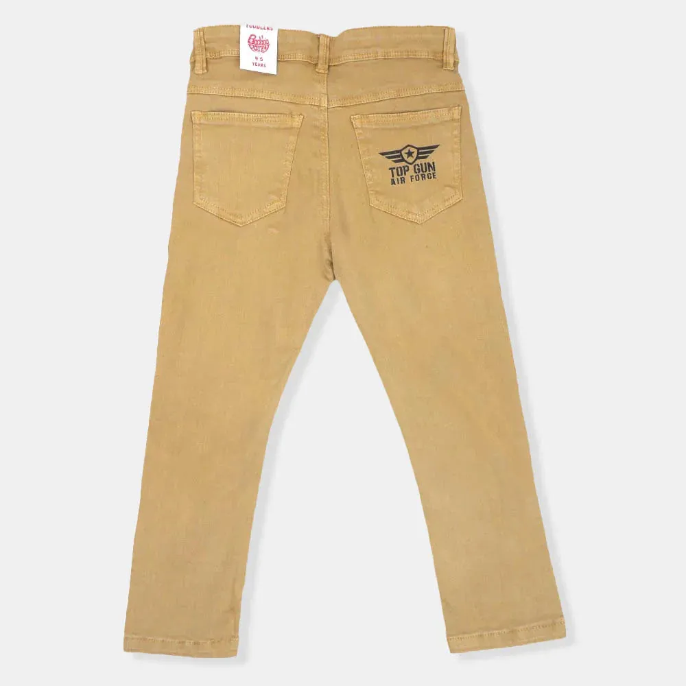 Boys Pant Cotton Confidential - Khaki