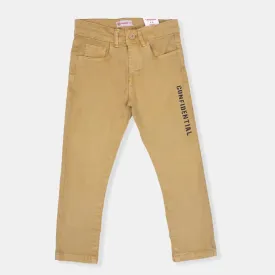 Boys Pant Cotton Confidential - Khaki