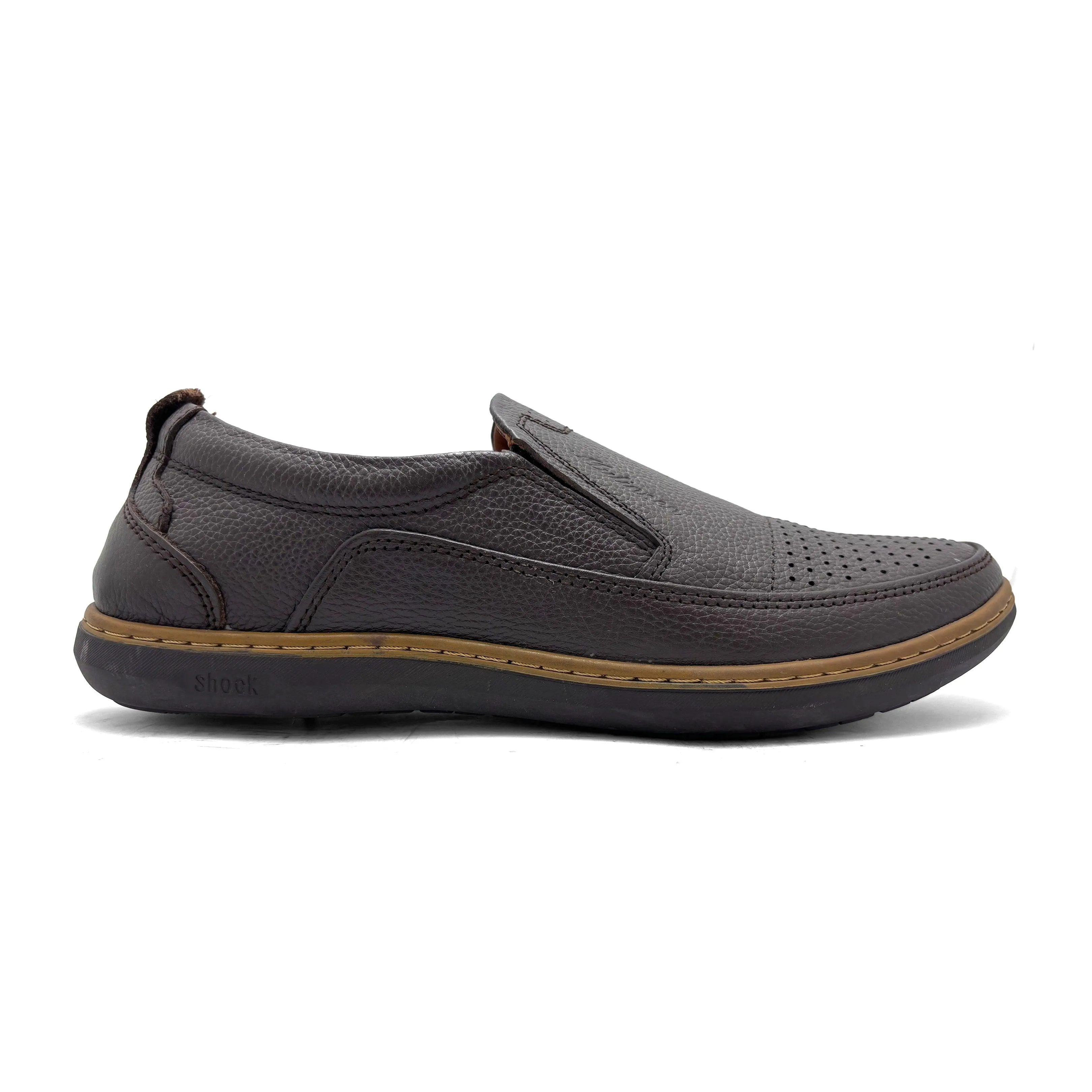 Brown Casual Slip On