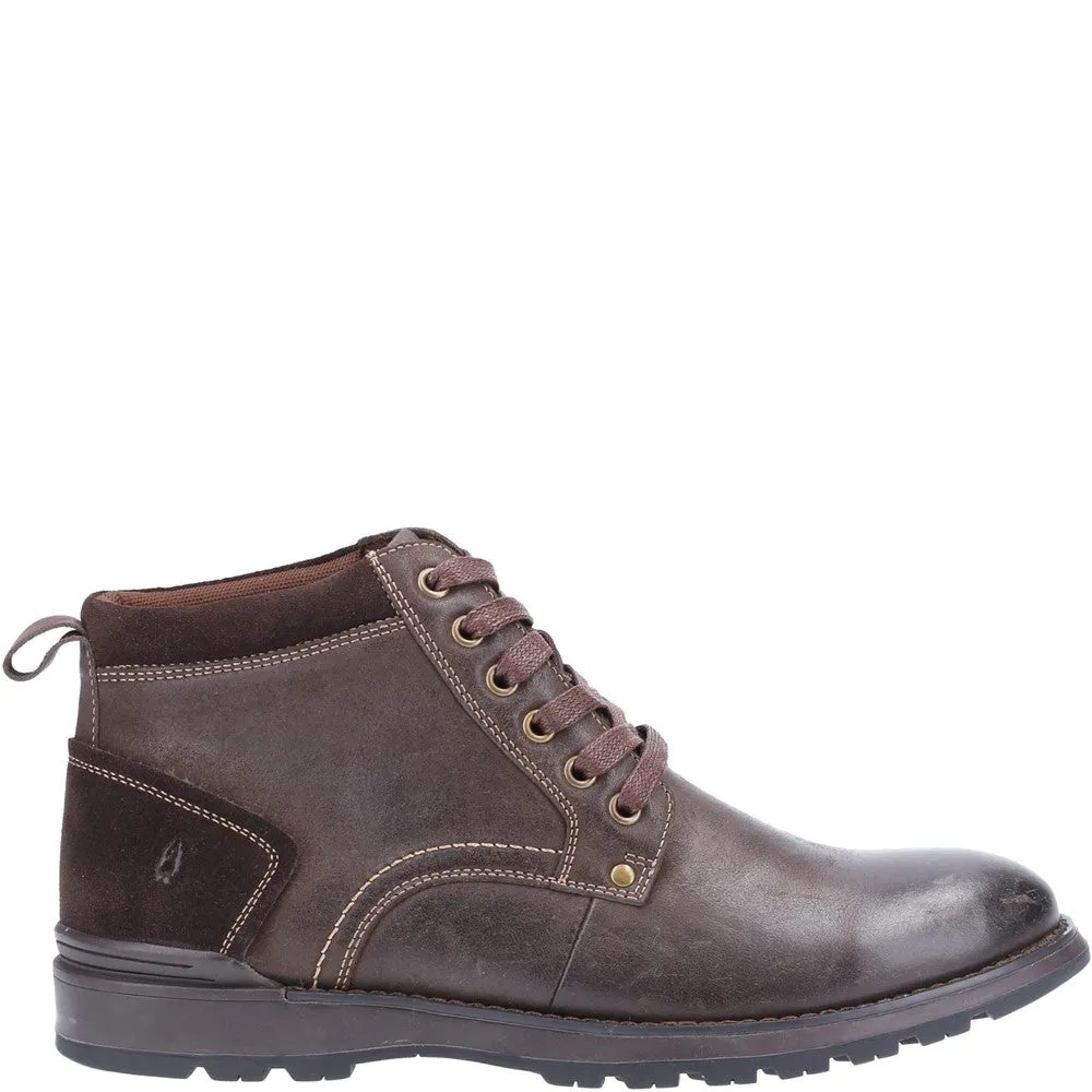 Brown Dean Lace-Up Boots