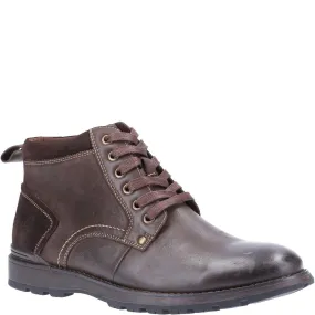 Brown Dean Lace-Up Boots