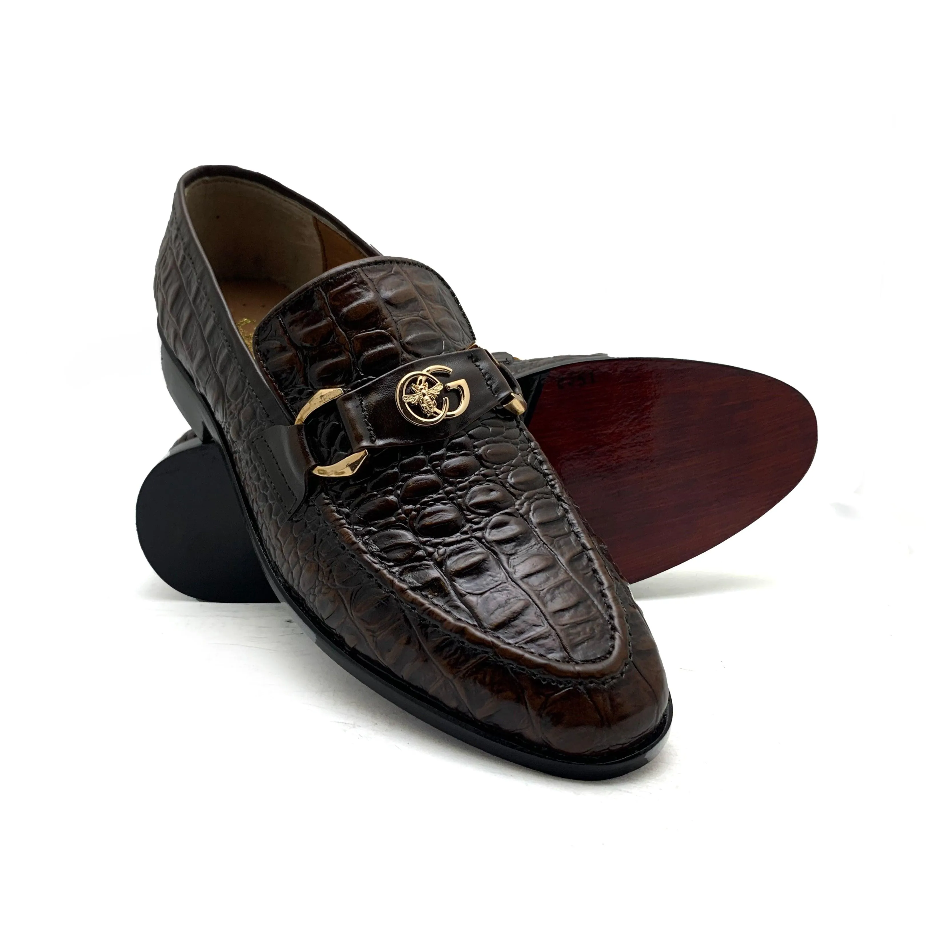 Brown Formal Slip On