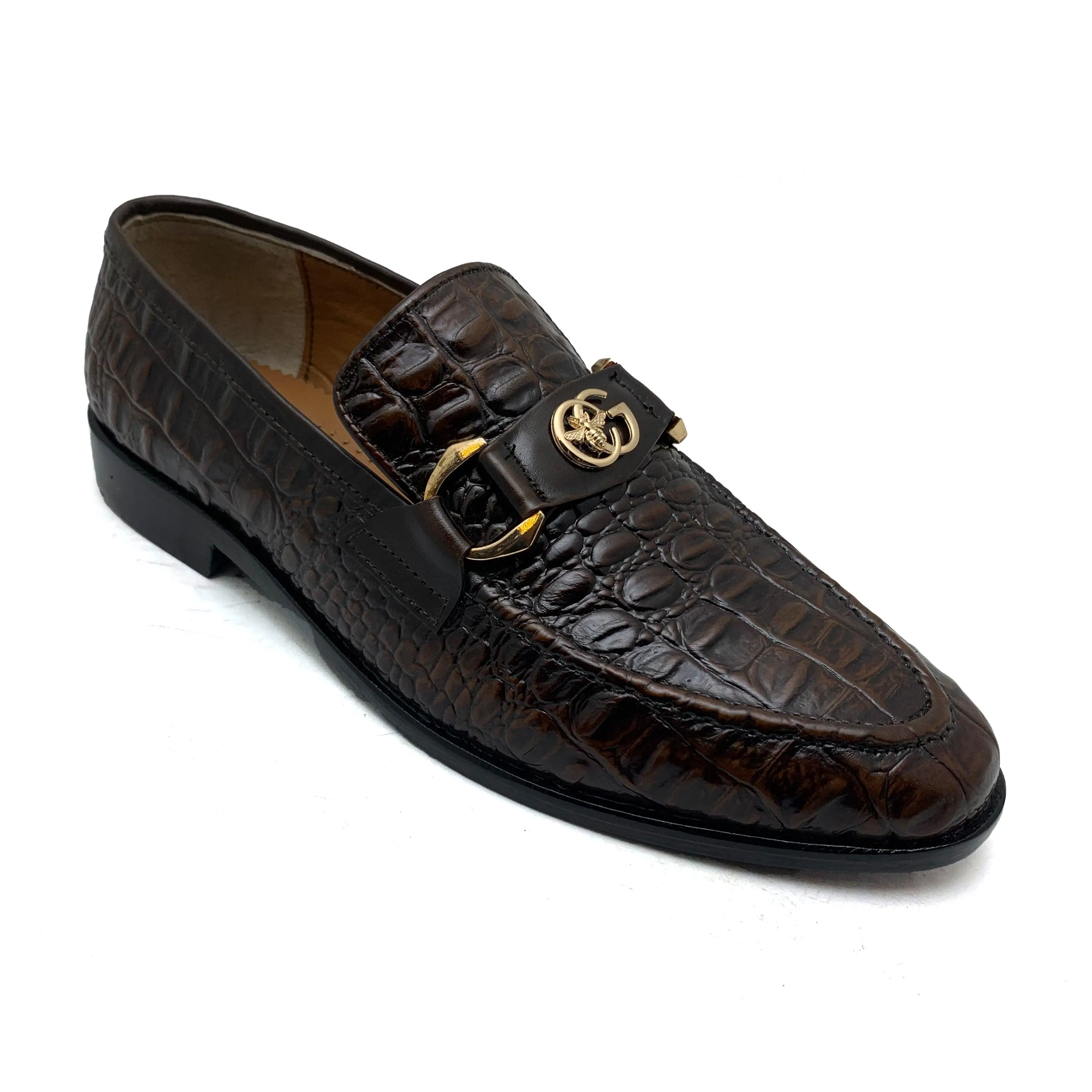 Brown Formal Slip On