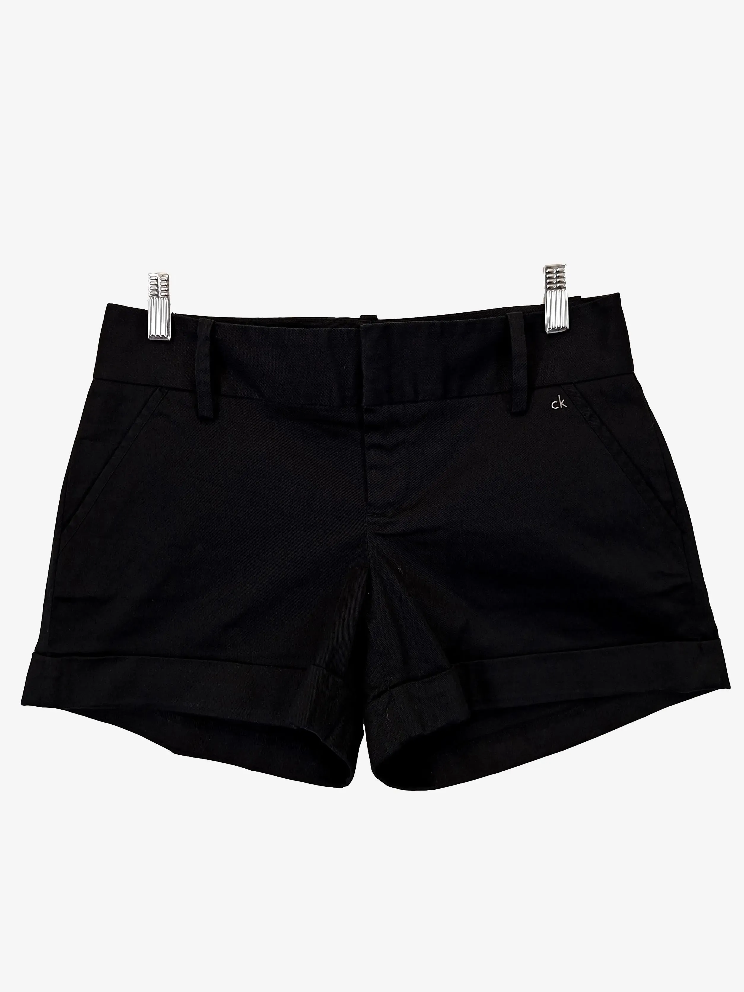 Calvin Klein Classy Tailored Cuffed Shorts Size 6