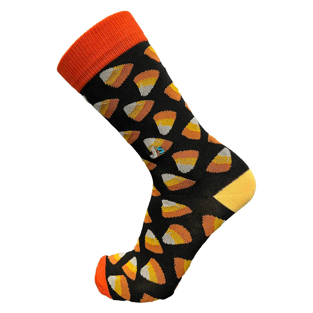 Candy Corn Men's Crew Socks