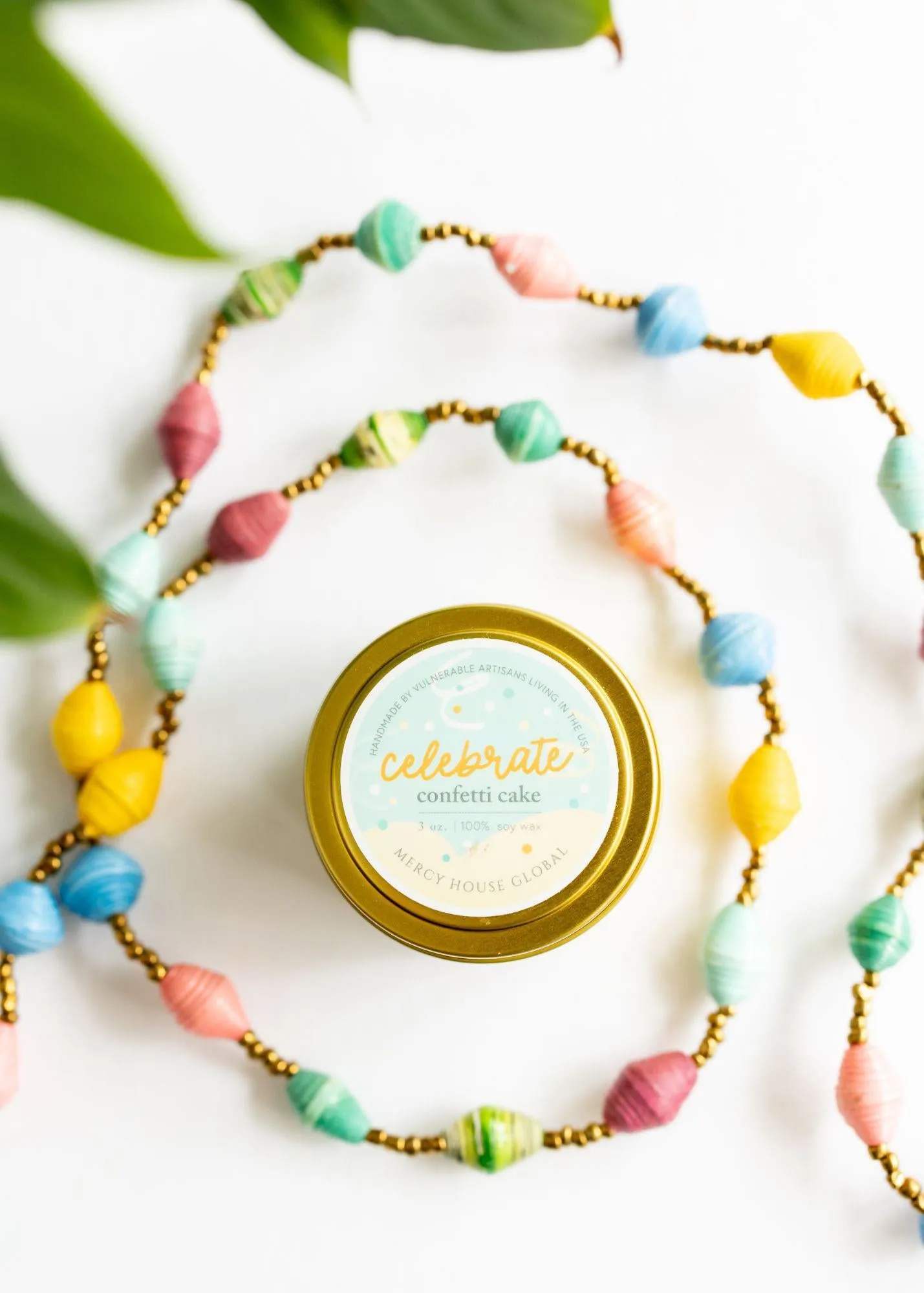 Celebrate Candle with Sprinkles | 3 oz Tin