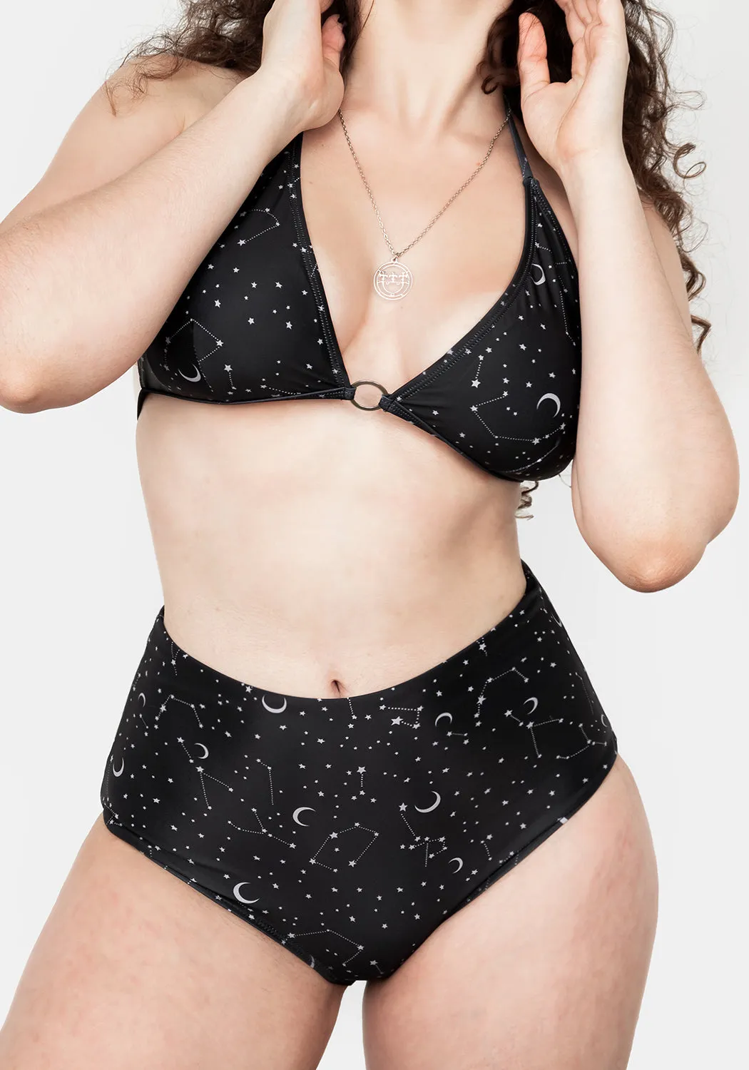 CELESTIAL HIGH WAIST SWIM BOTTOMS