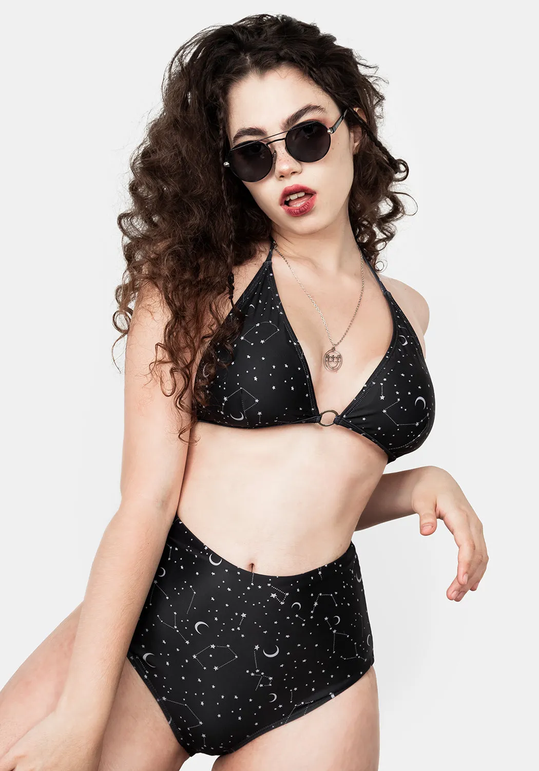 CELESTIAL HIGH WAIST SWIM BOTTOMS