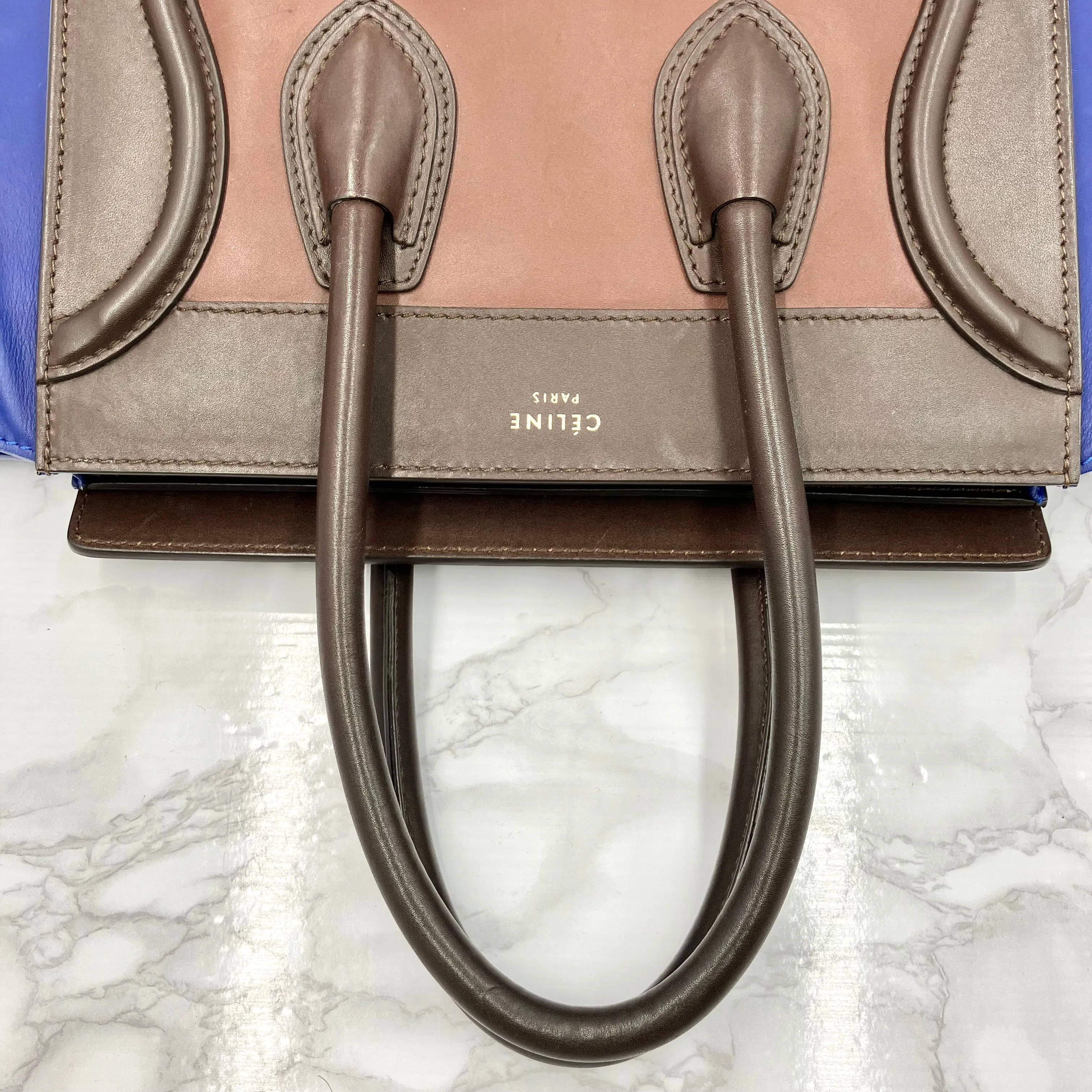 CELINE Luggage Micro Shopper