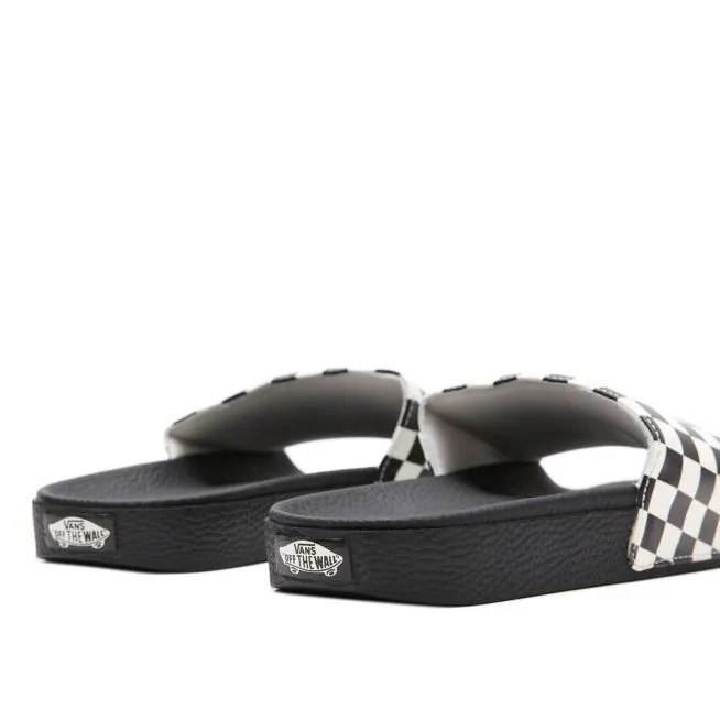 CHECKERBOARD SLIDE-ON SANDALS-Vn0004kiip9