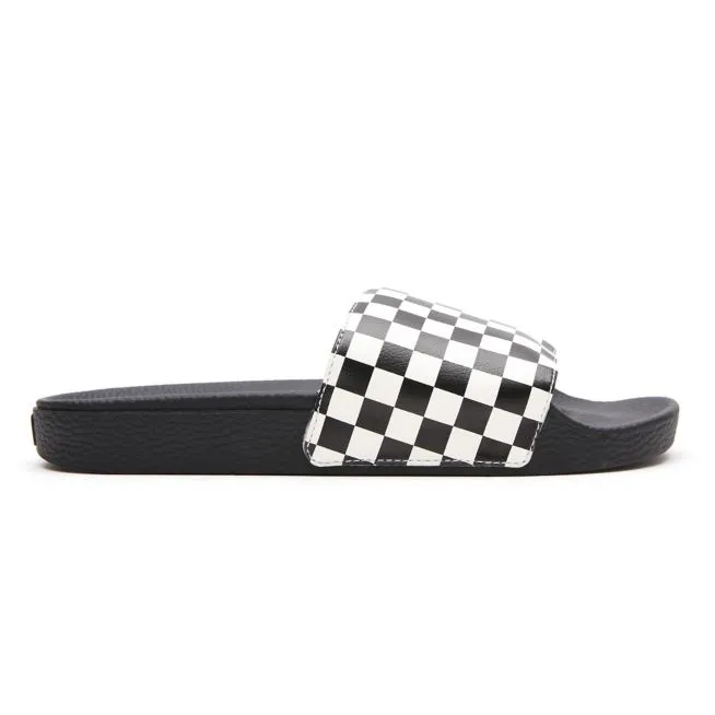 CHECKERBOARD SLIDE-ON SANDALS-Vn0004kiip9