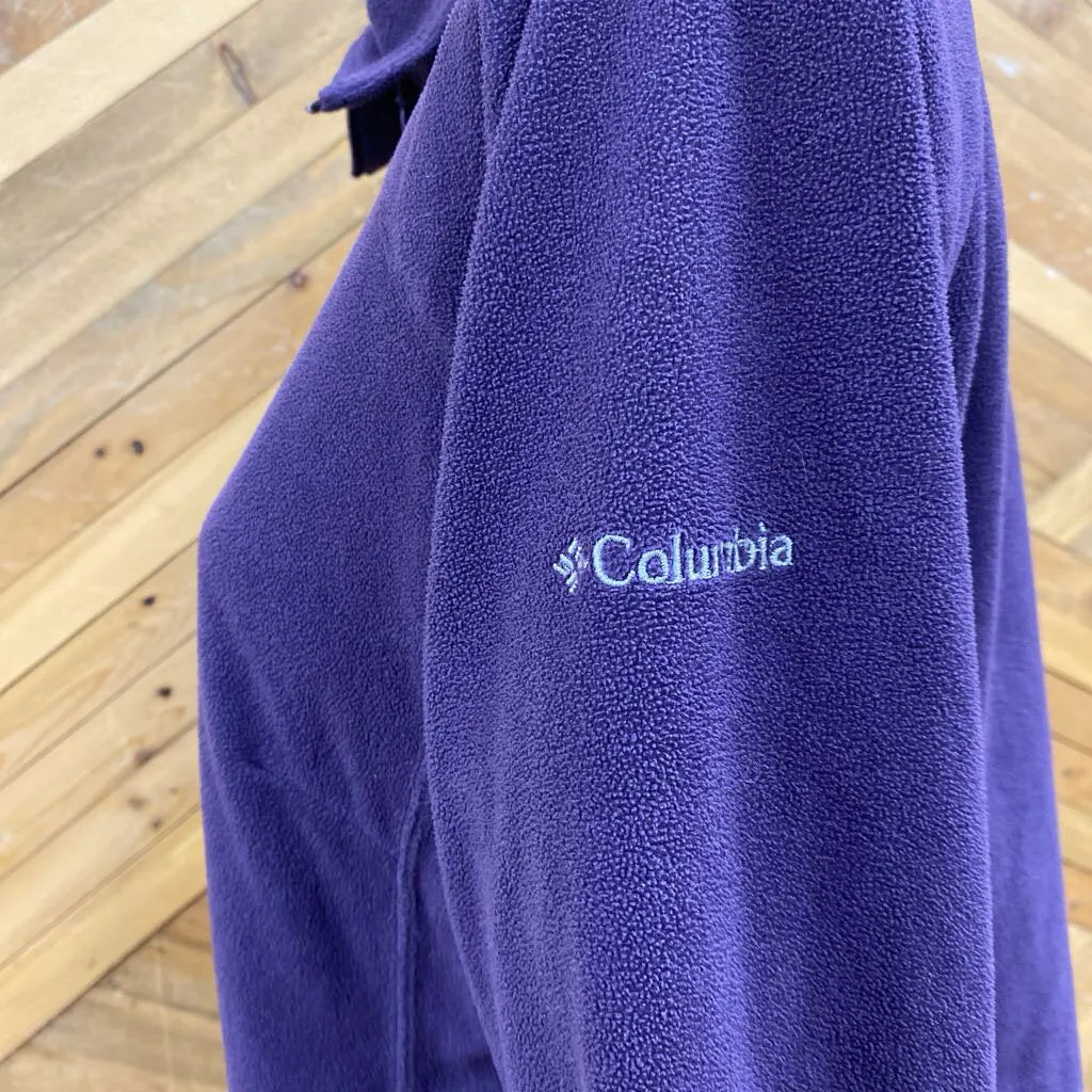 Columbia - Women's 1/4-Zip Fleece - MSRP $50: Purple-women-LG